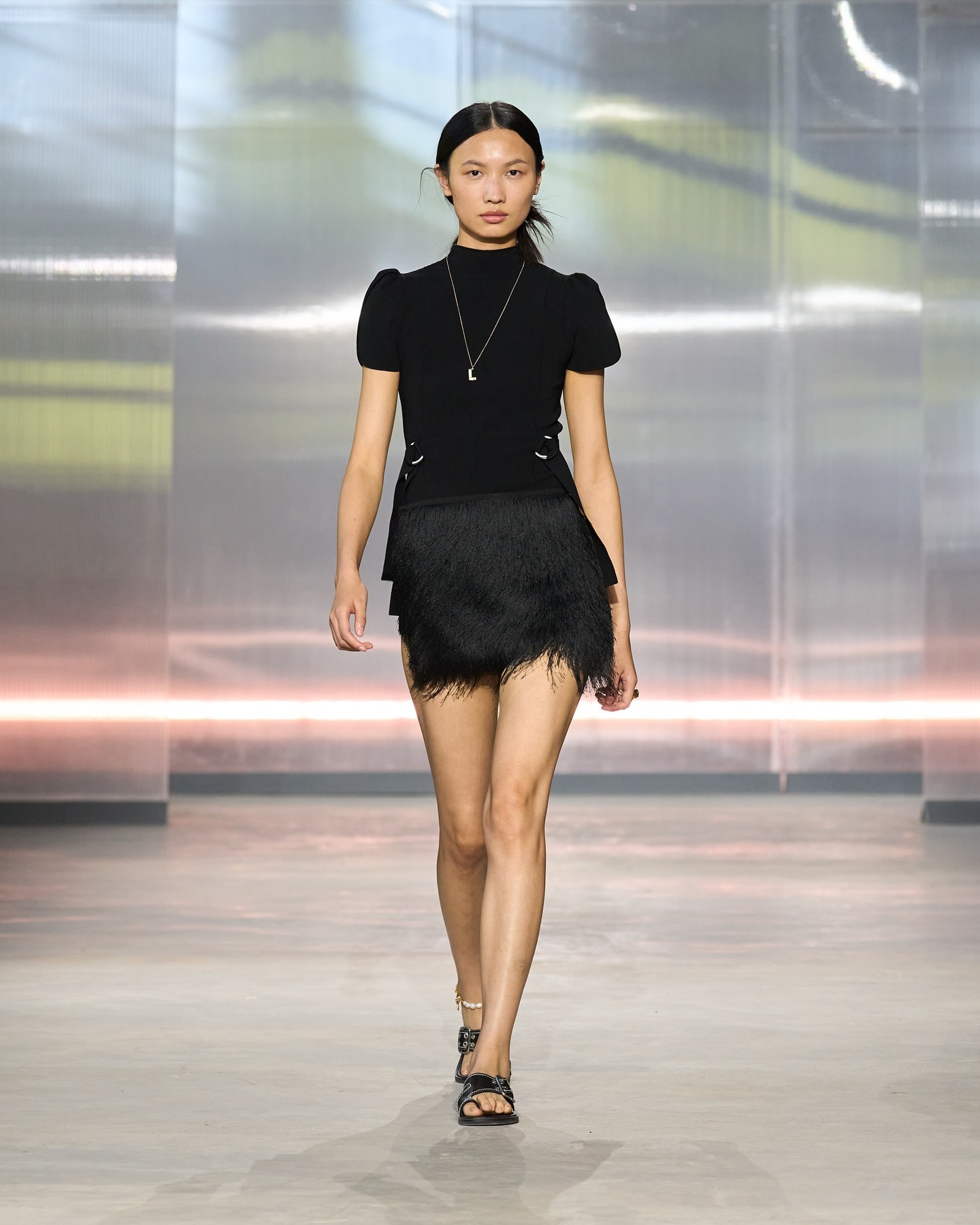 Fringe Slip Skirt - 6
