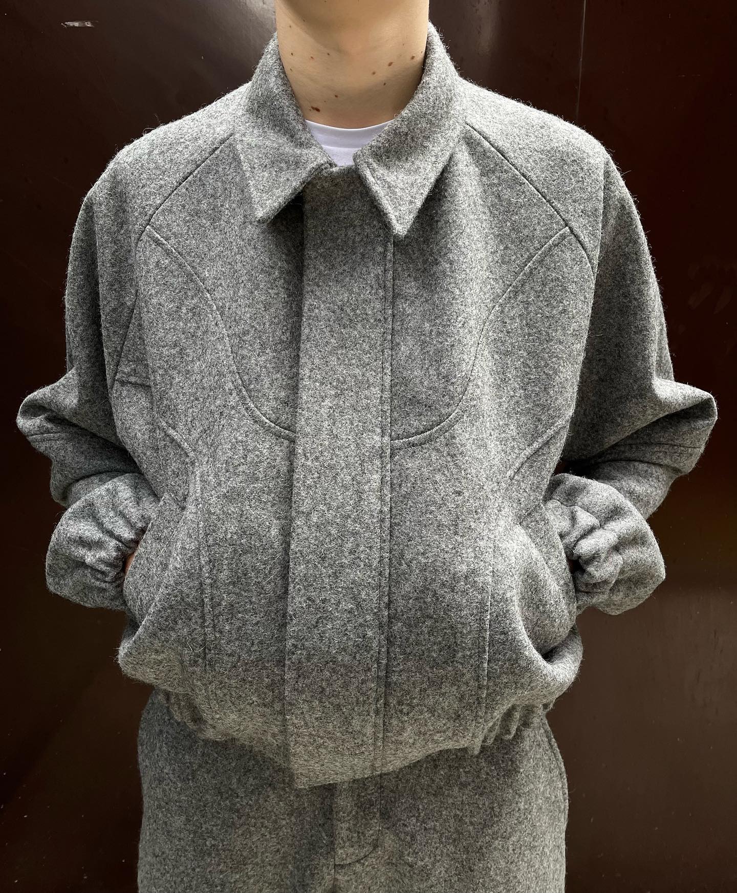 Jiji Jacket - Marl Grey - 8