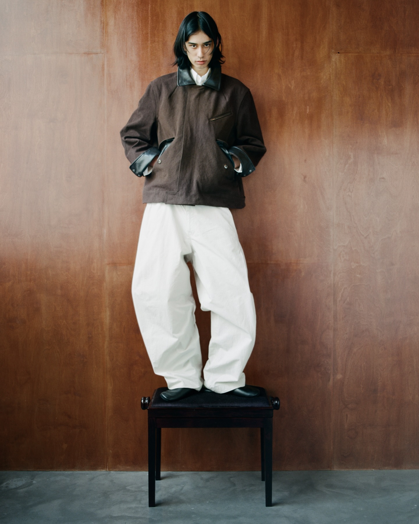 Takeshi Jacket - Mocha Herringbone - 8