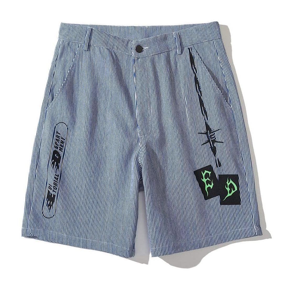 Aelfric Eden Plaid Panel Chain Jorts - 6
