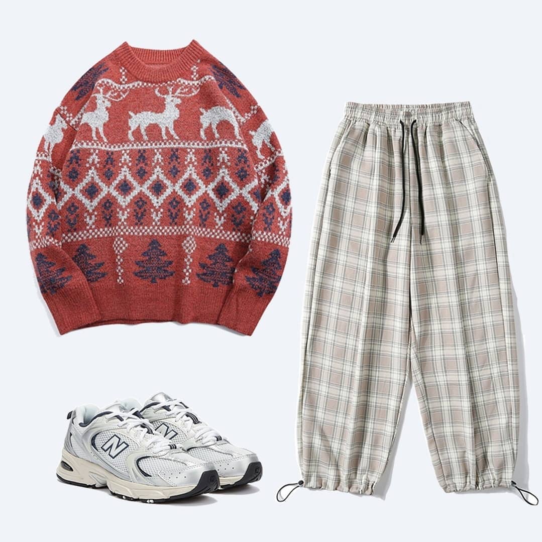 Aelfric Eden Fair Isle Half-Zip Sweater - 6