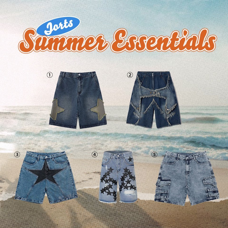 Aelfric Eden Plaid Panel Chain Jorts - 8