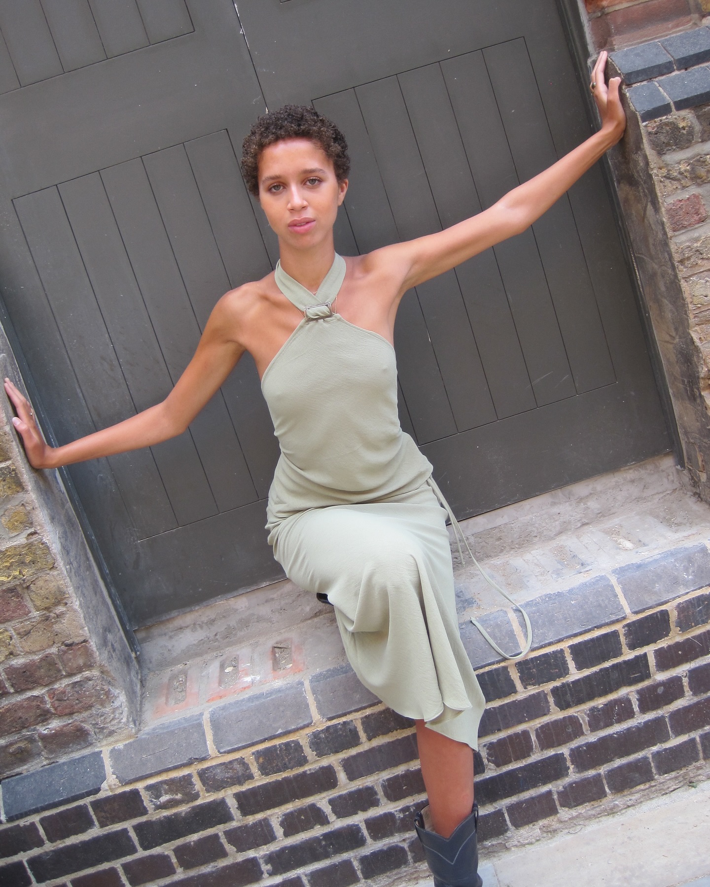 Athena Dress | Sage - 7