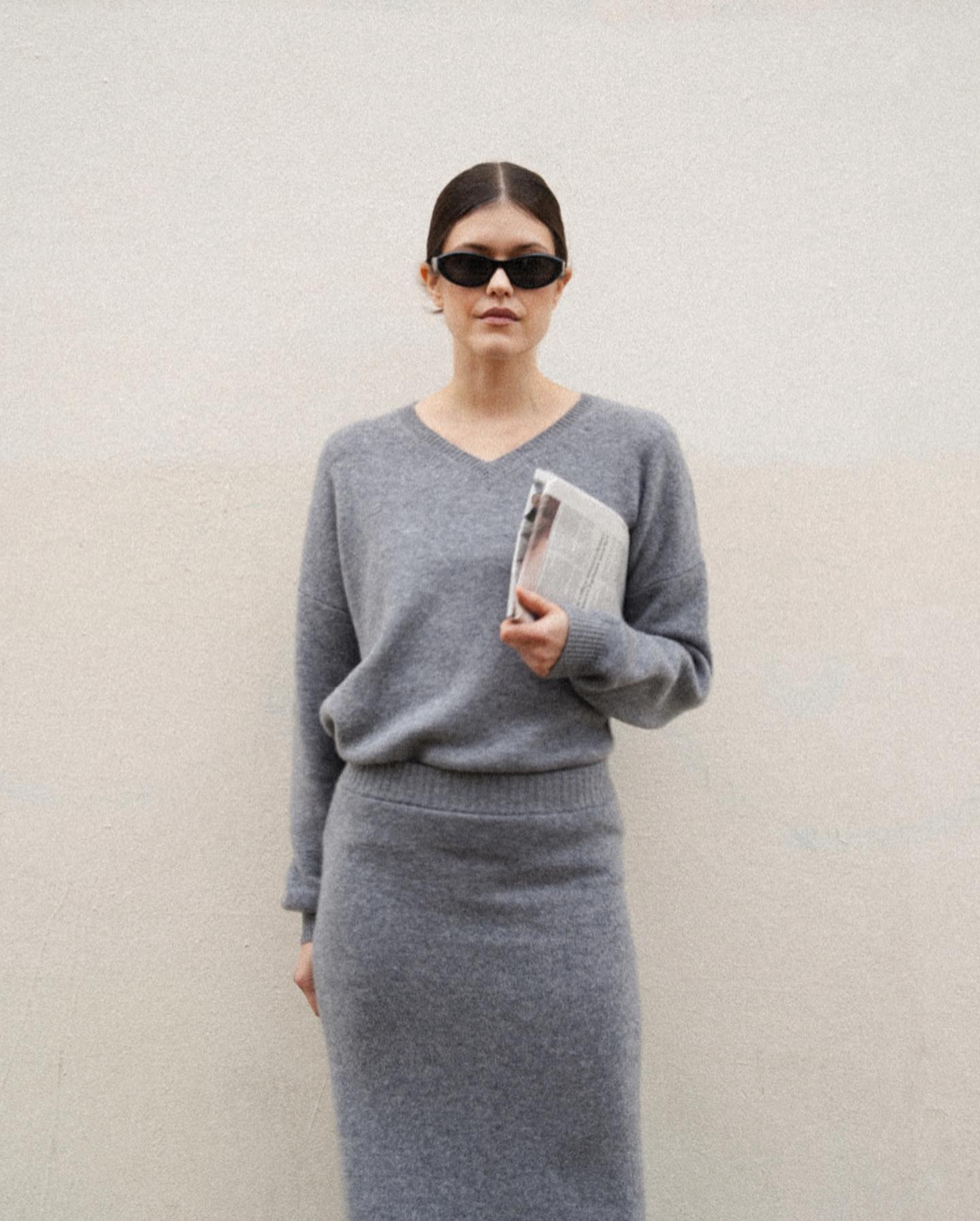 Yara V-Neck Sweater, black - 6