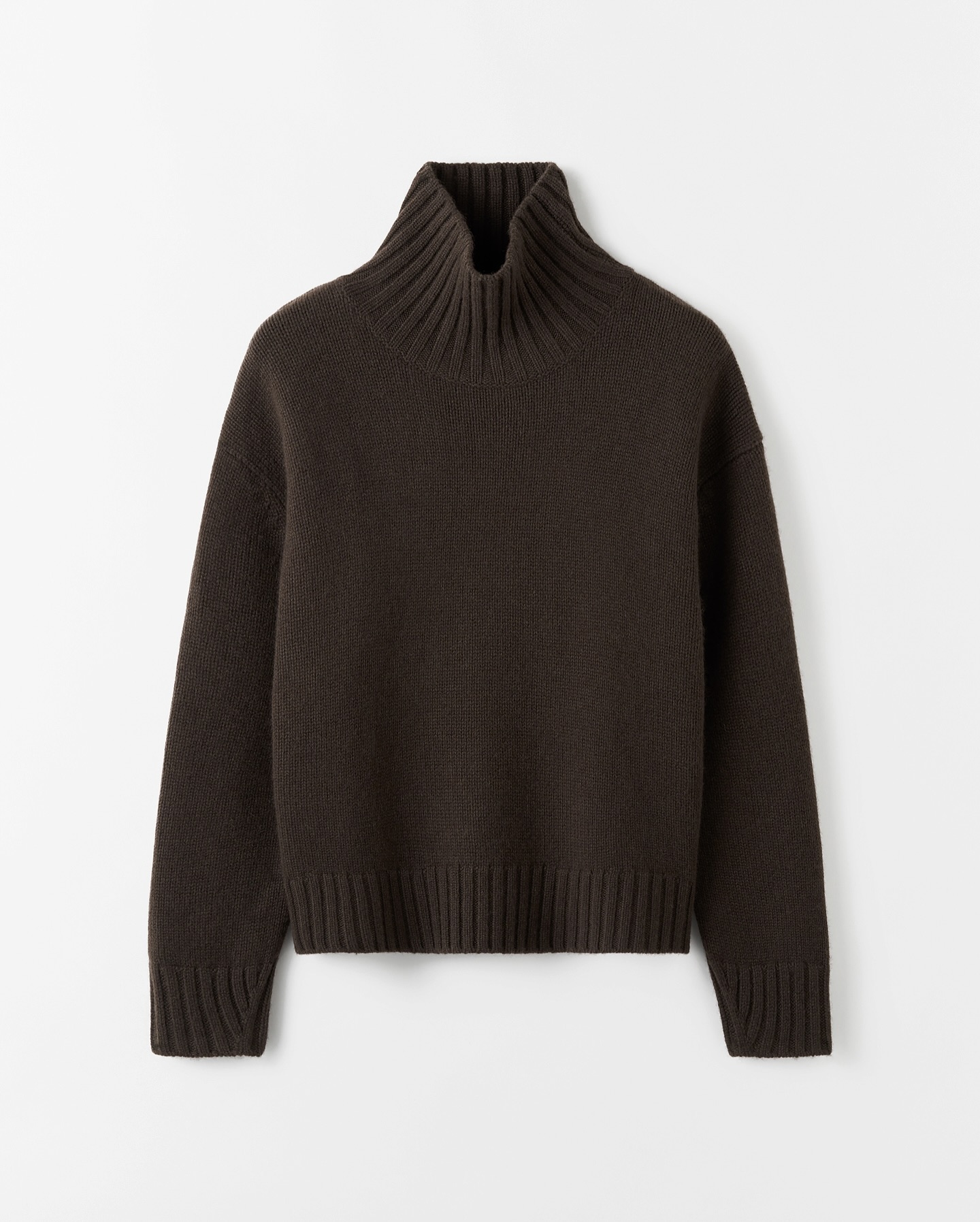 Minou Collar Sweater, chocolate - 6