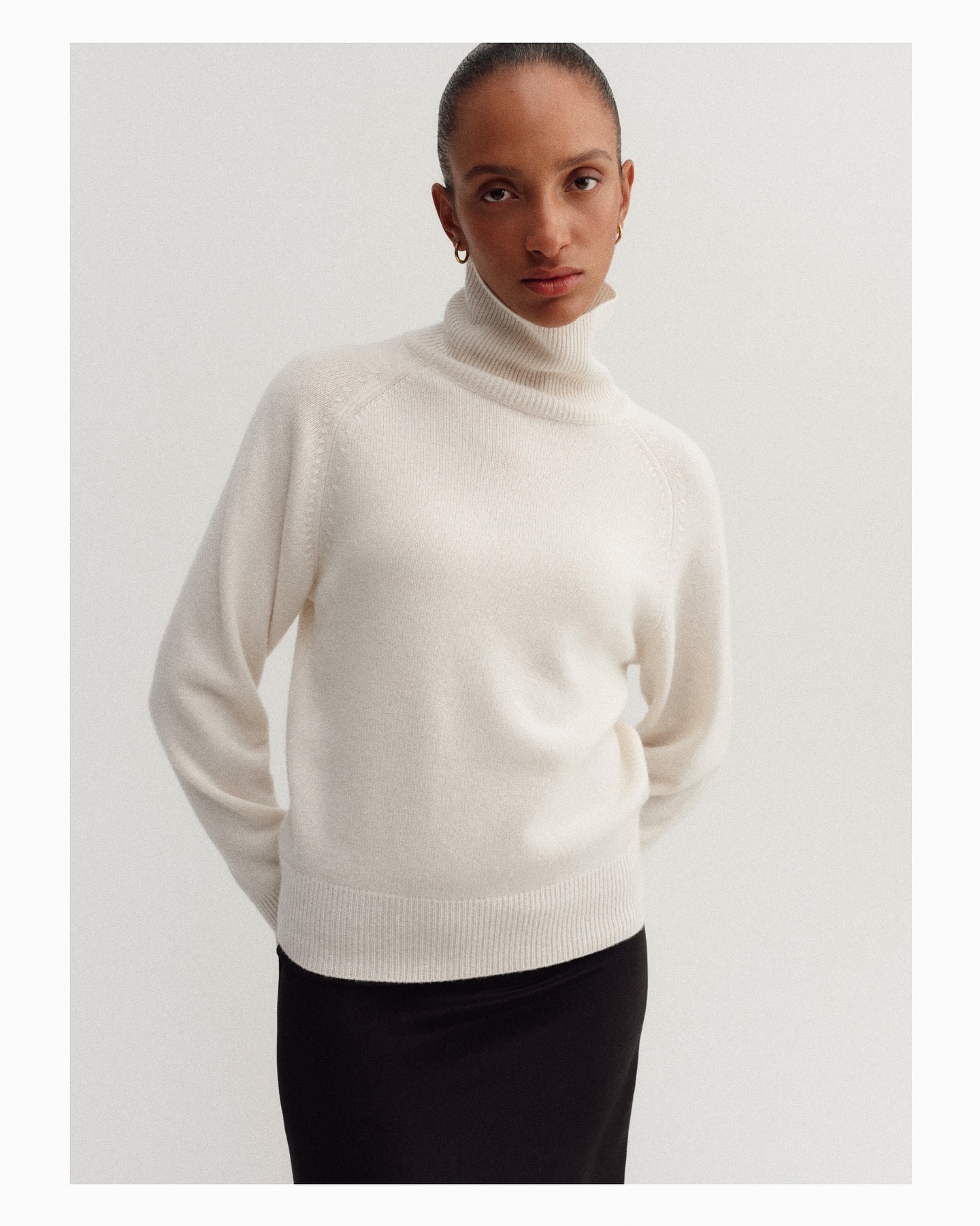 Yara V-Neck Sweater, vanilla - 7