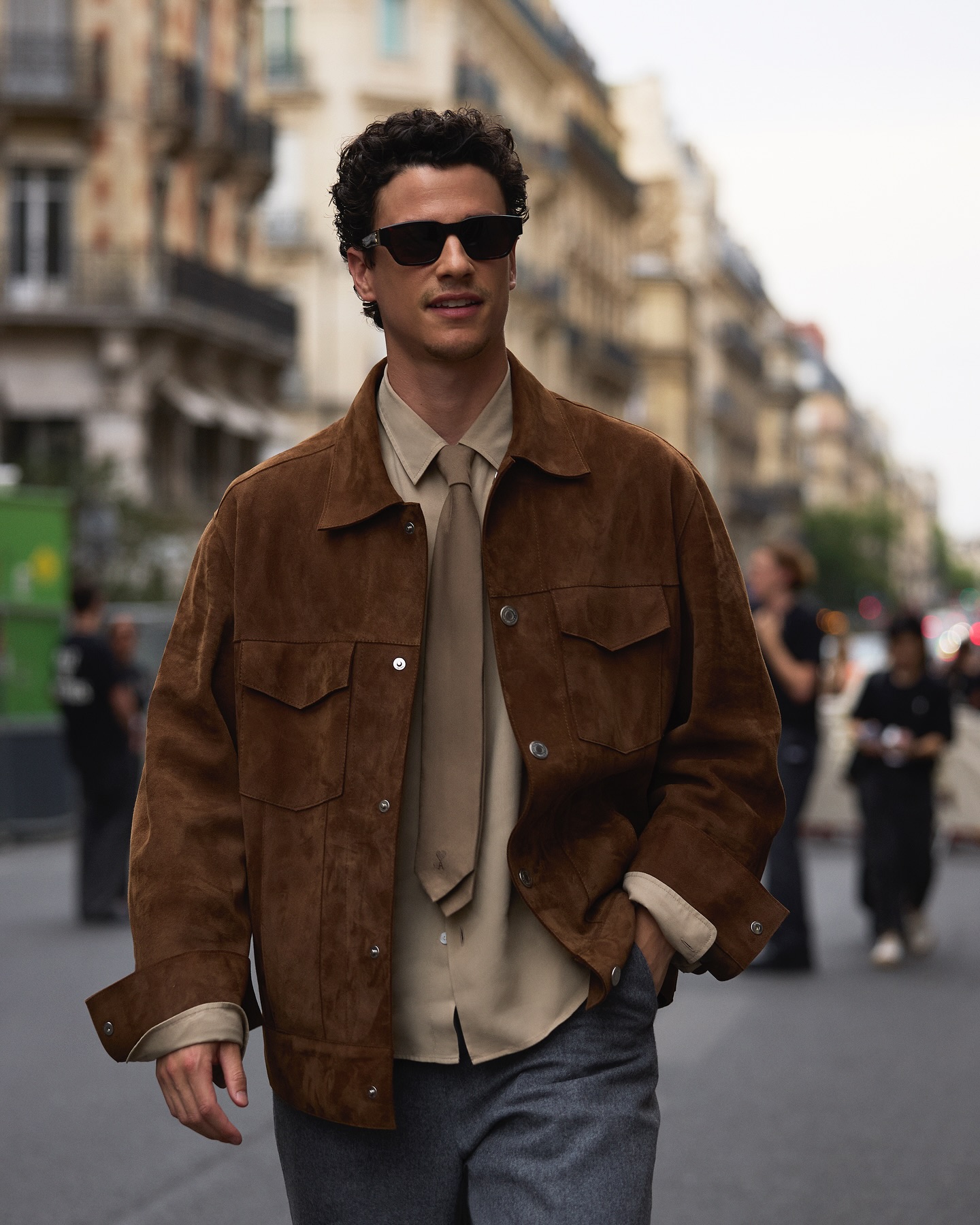 Brown Leather Overshirt - 11