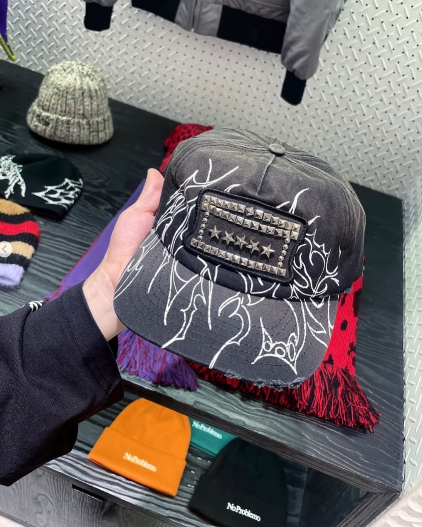 Rib Knit Space Dye Beanie - 4