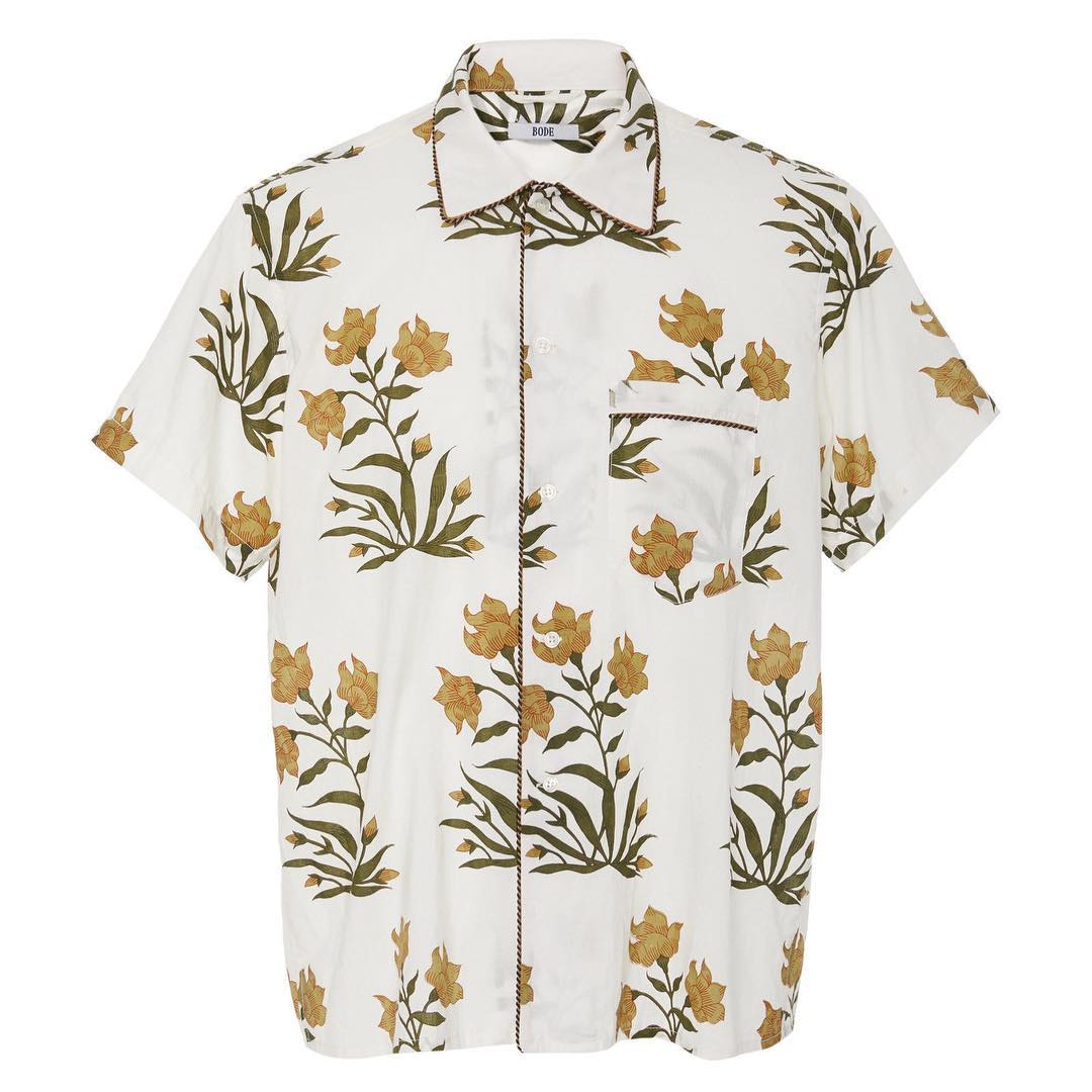 Blooming Border Short Sleeve Shirt - 4