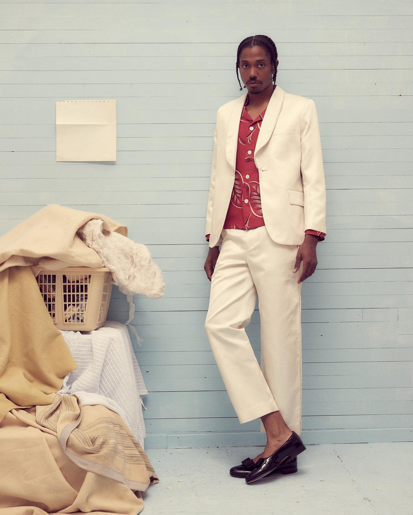 Meringue Shawl Collar Tuxedo Jacket - 4