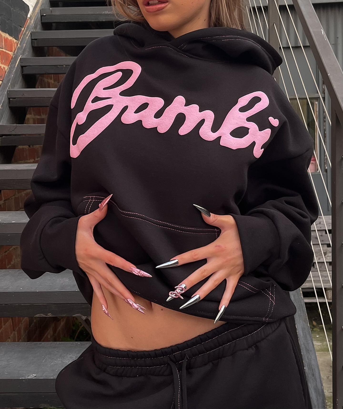 MILA HOODIE - BLACK - 7