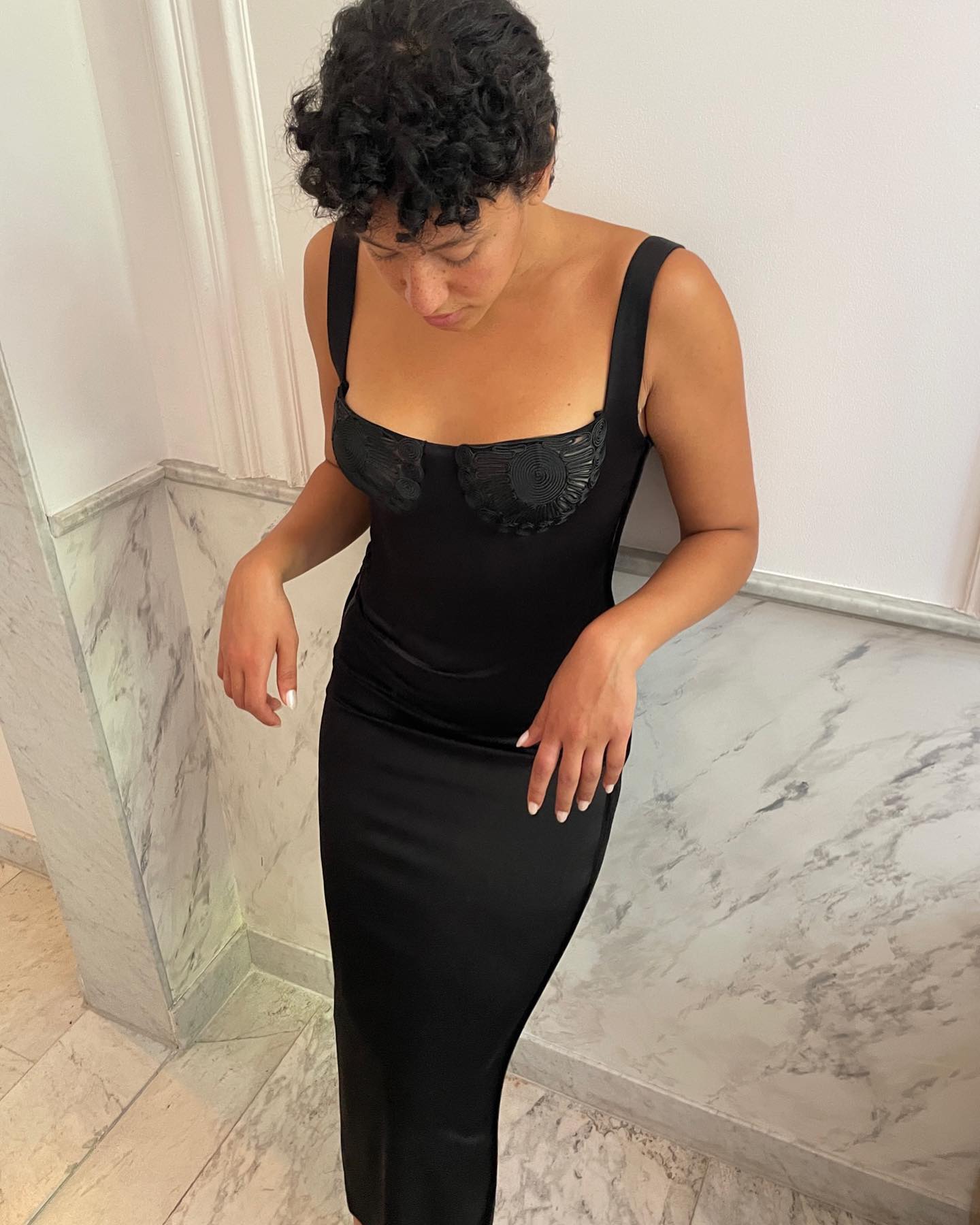 Dydine Silk Skirt, Black - 9