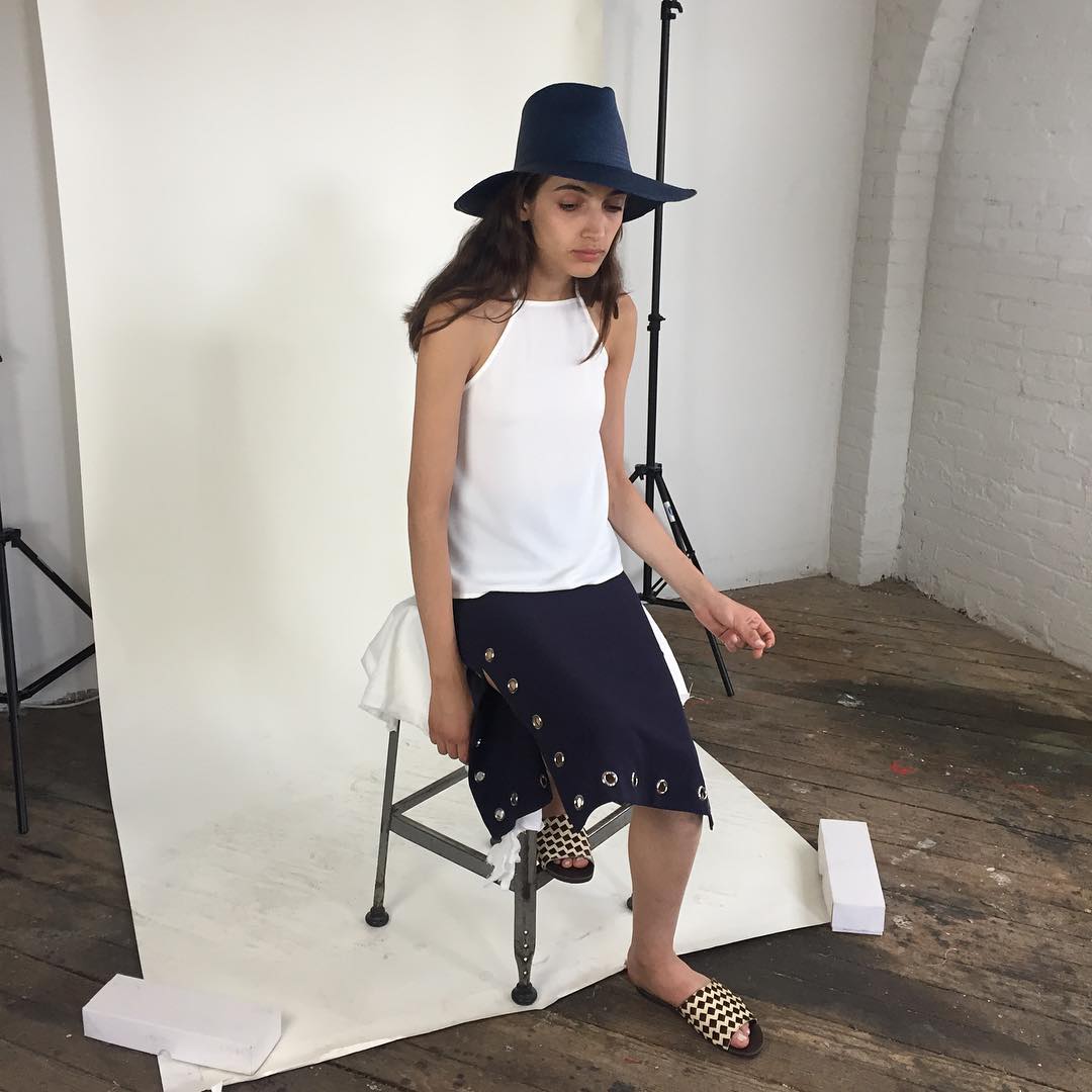 Caro Hat w. Neck Shade in Seagrass - 10