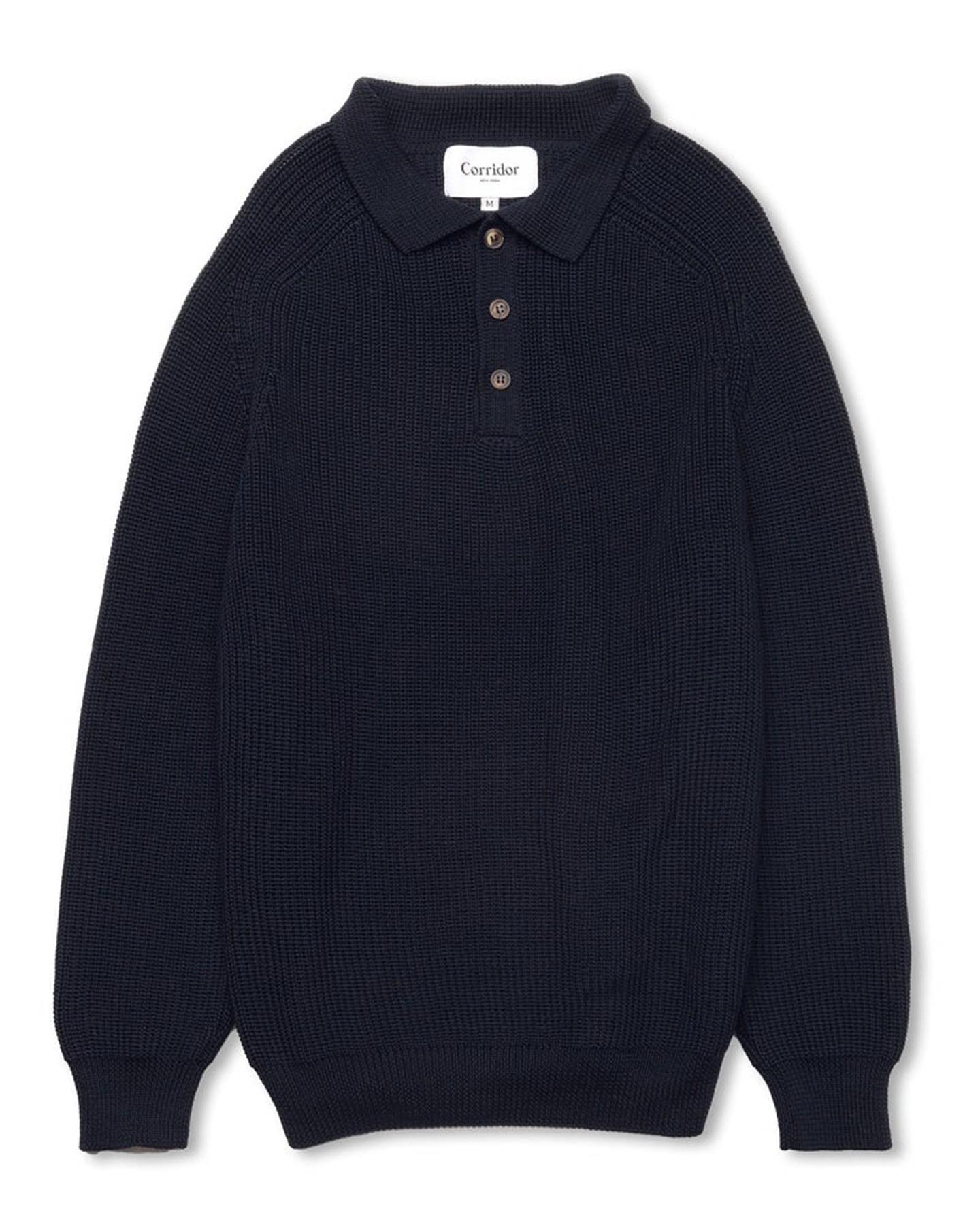 Brushed Alpaca Polo - Charcoal - 3