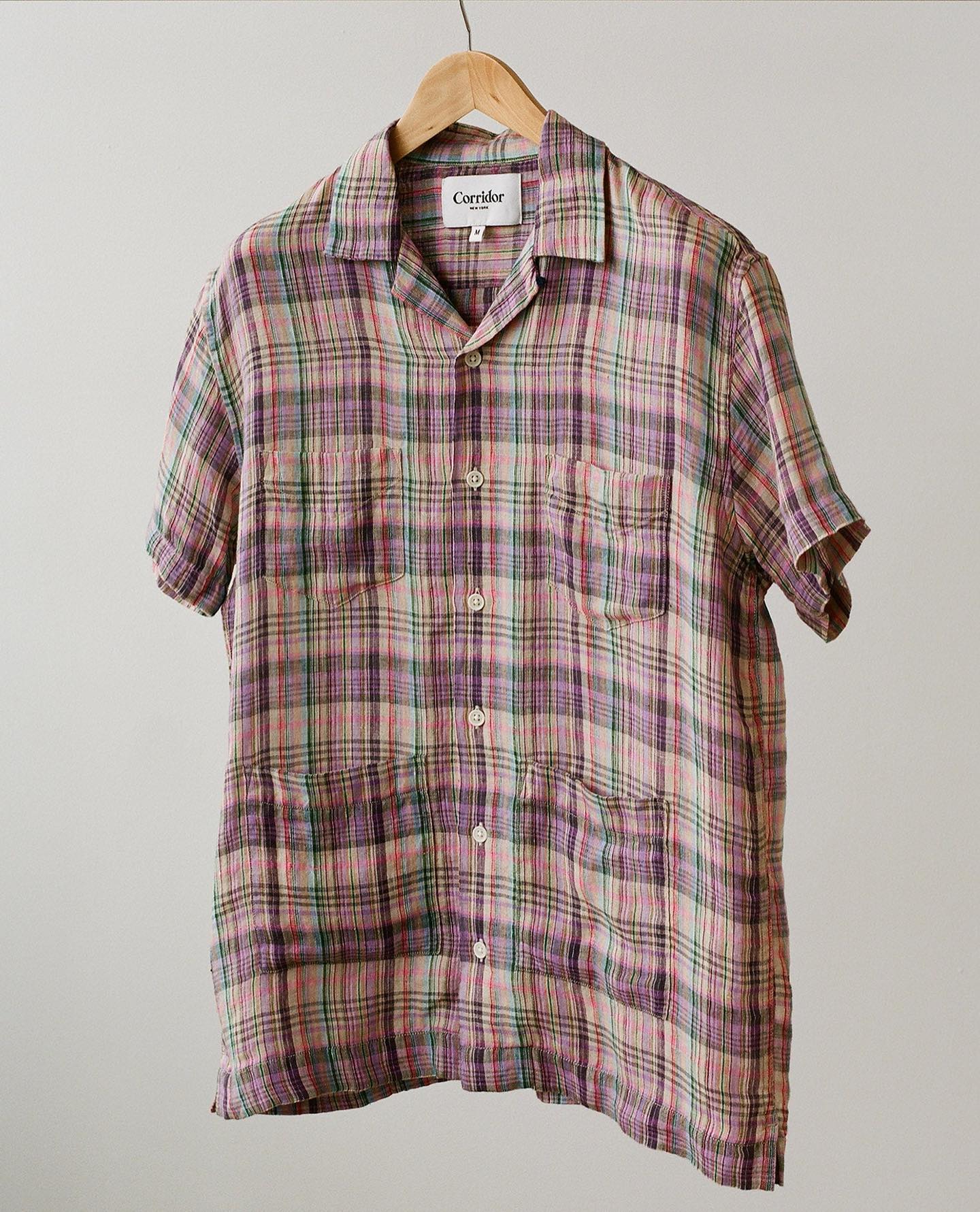 Chesapeake Plaid SS - Purple - 3