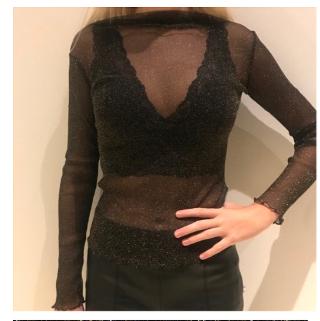 Galia blouse - Black - 8