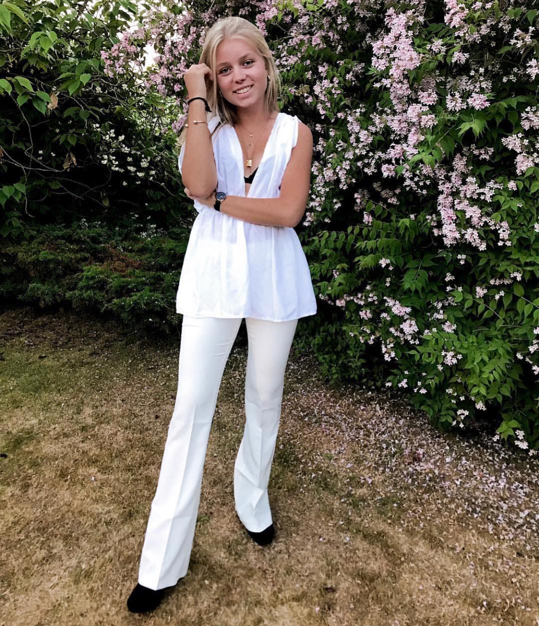 Merly linen top - White - 8