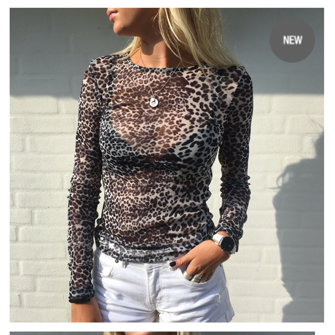 Inez lace blouse - Black - 8