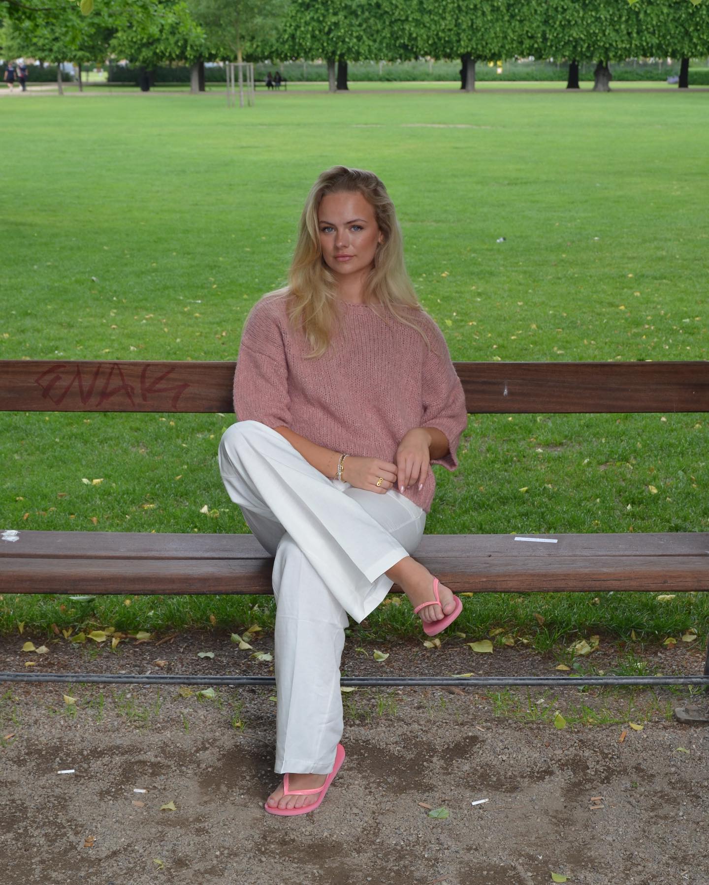 Pastana knitted sweater – Pink/red - 7