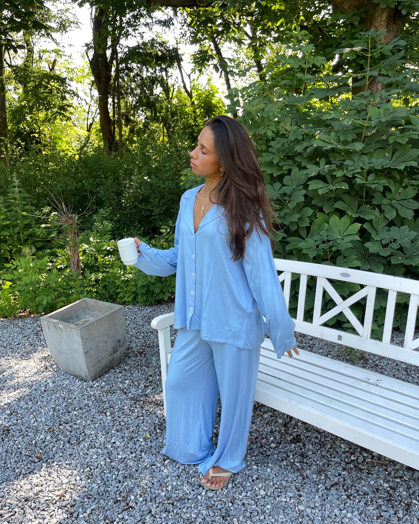 Laura pyjamas pants - Light blue - 7