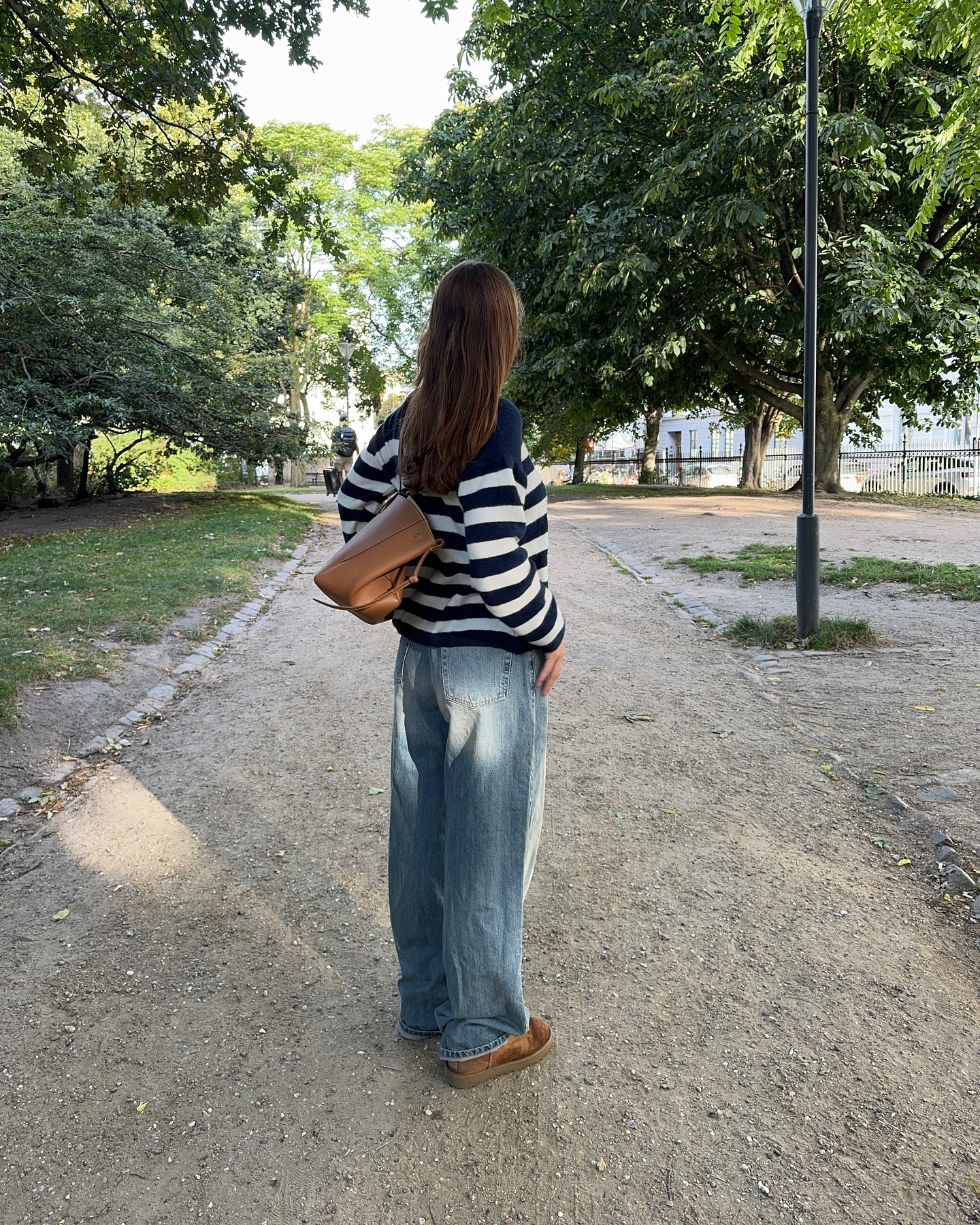 Odetta striped sweater - White/navy - 8