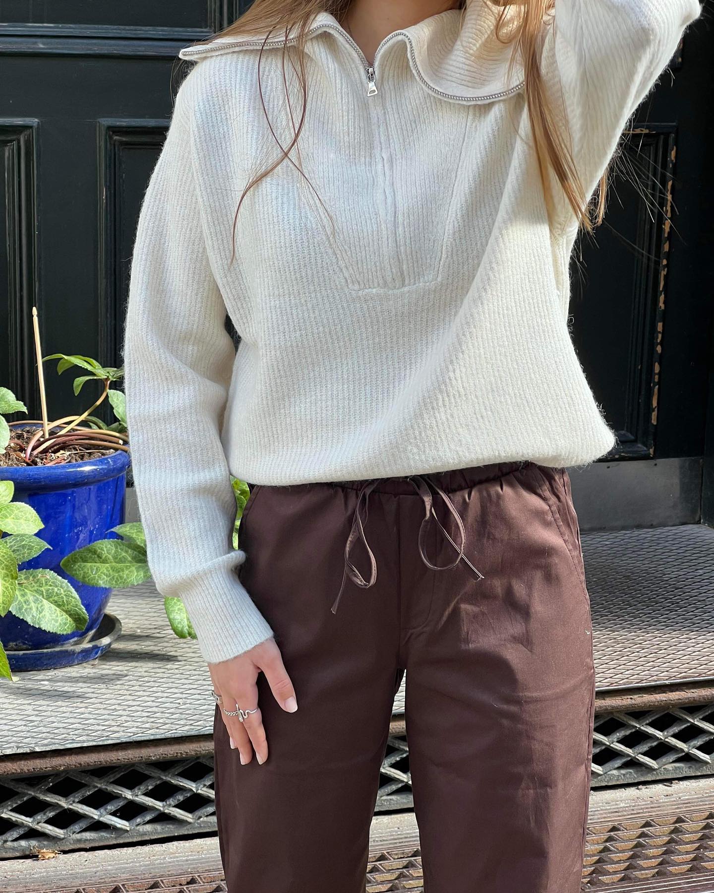 Maia knit - Cream/Beige - 8