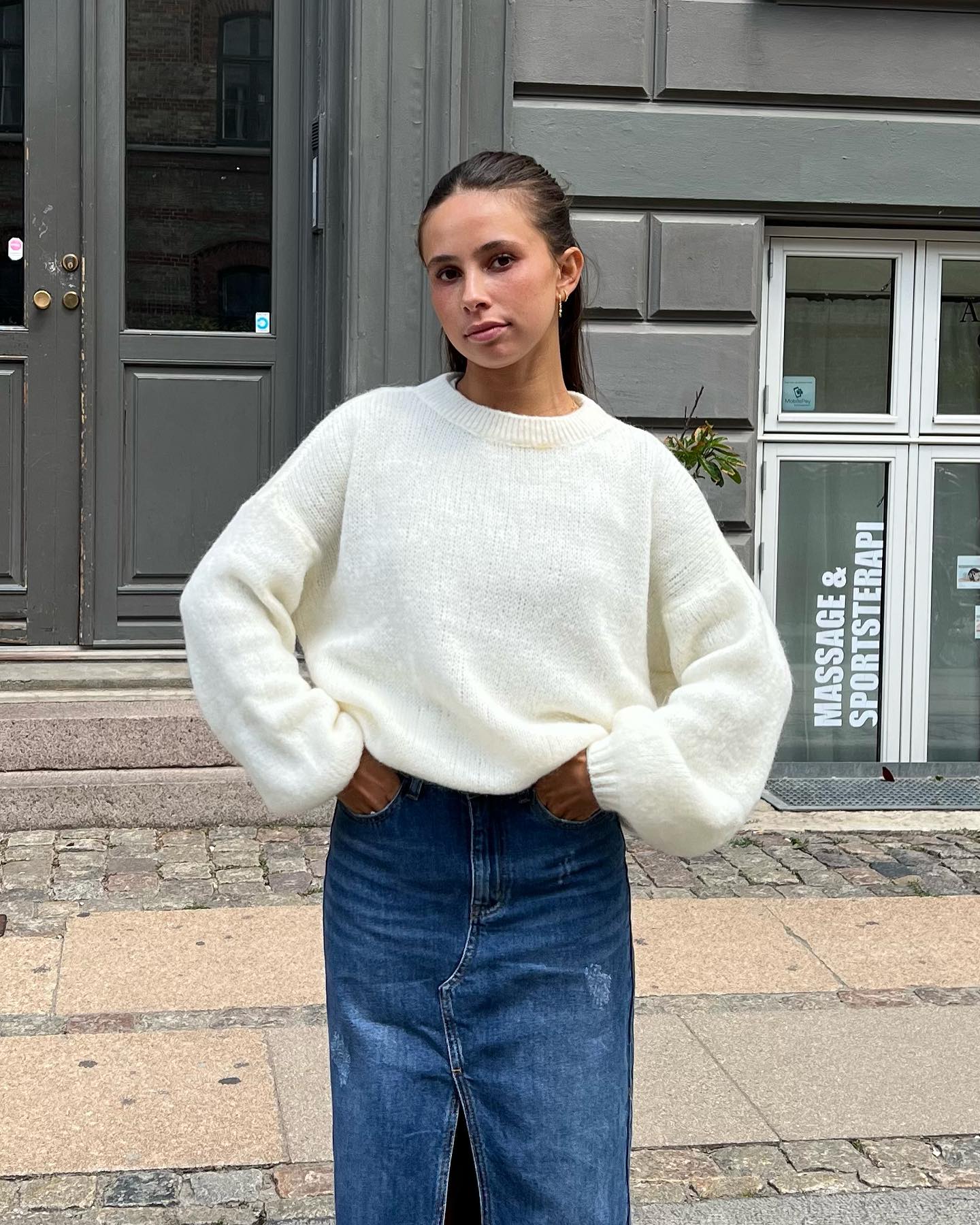 Elise t-shirt knit - Off-white - 7