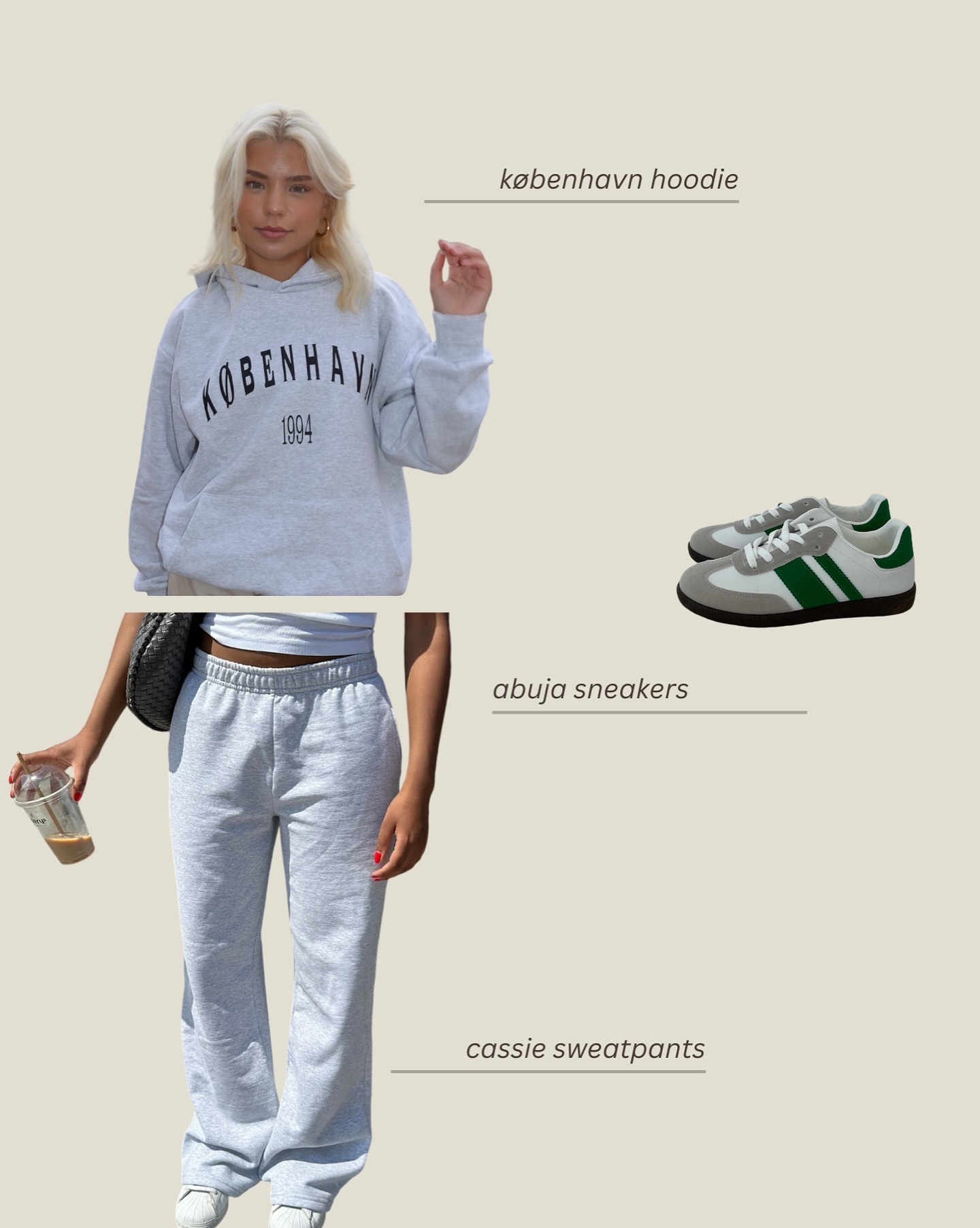 Cassie sweatpants - grey melange - 9
