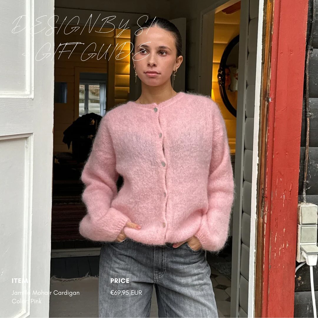 Desideria mohair cardigan - Pink - 9