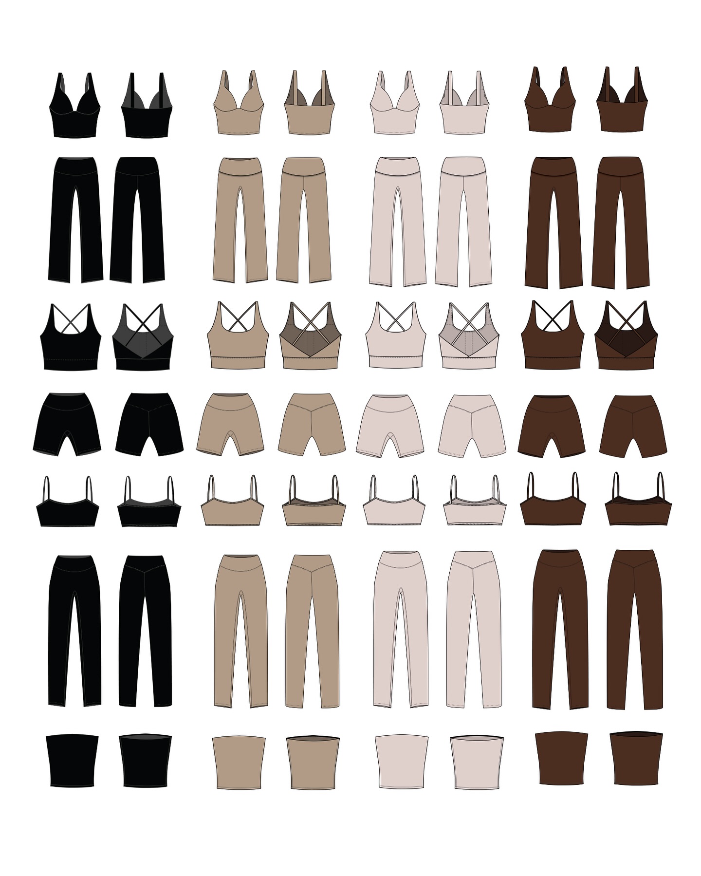 Essential flared pants - Butter - 8