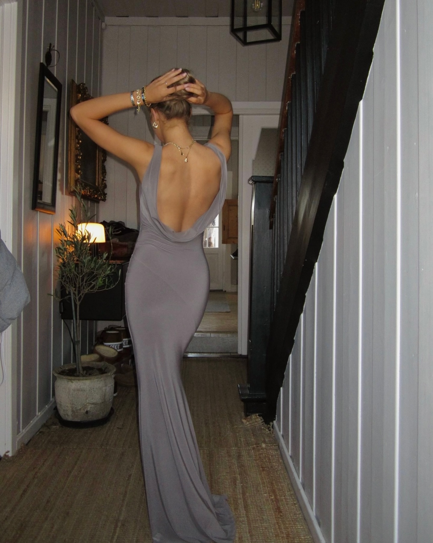 Floranne dress - Taupe - 9