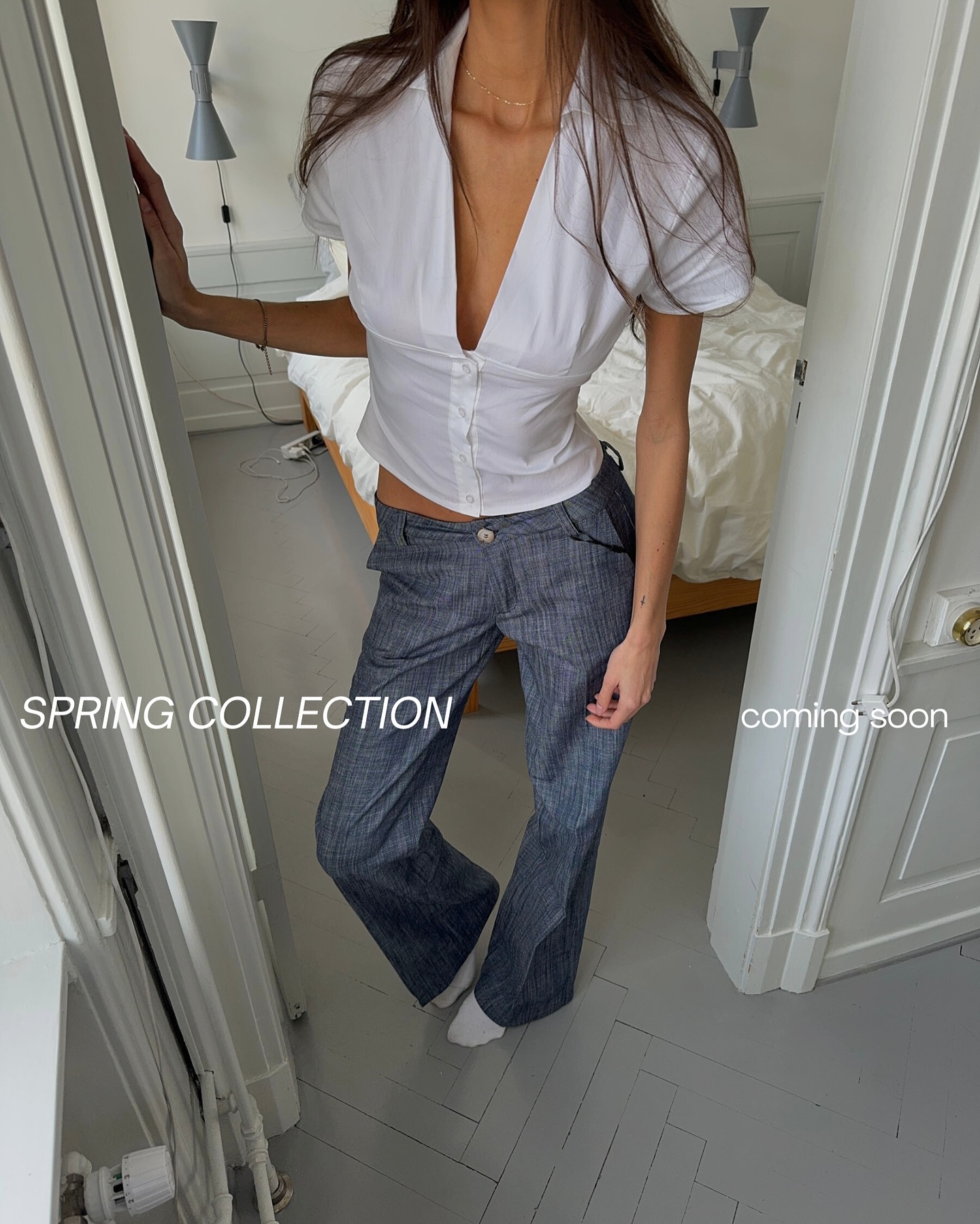 Silivia mesh top - White - 9