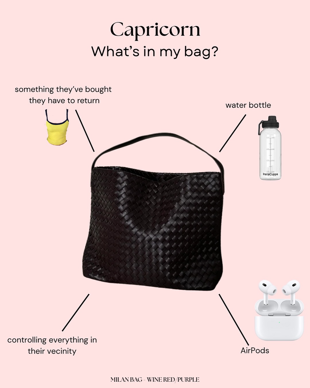 Vitoria woven shoulder bag - Black - 8