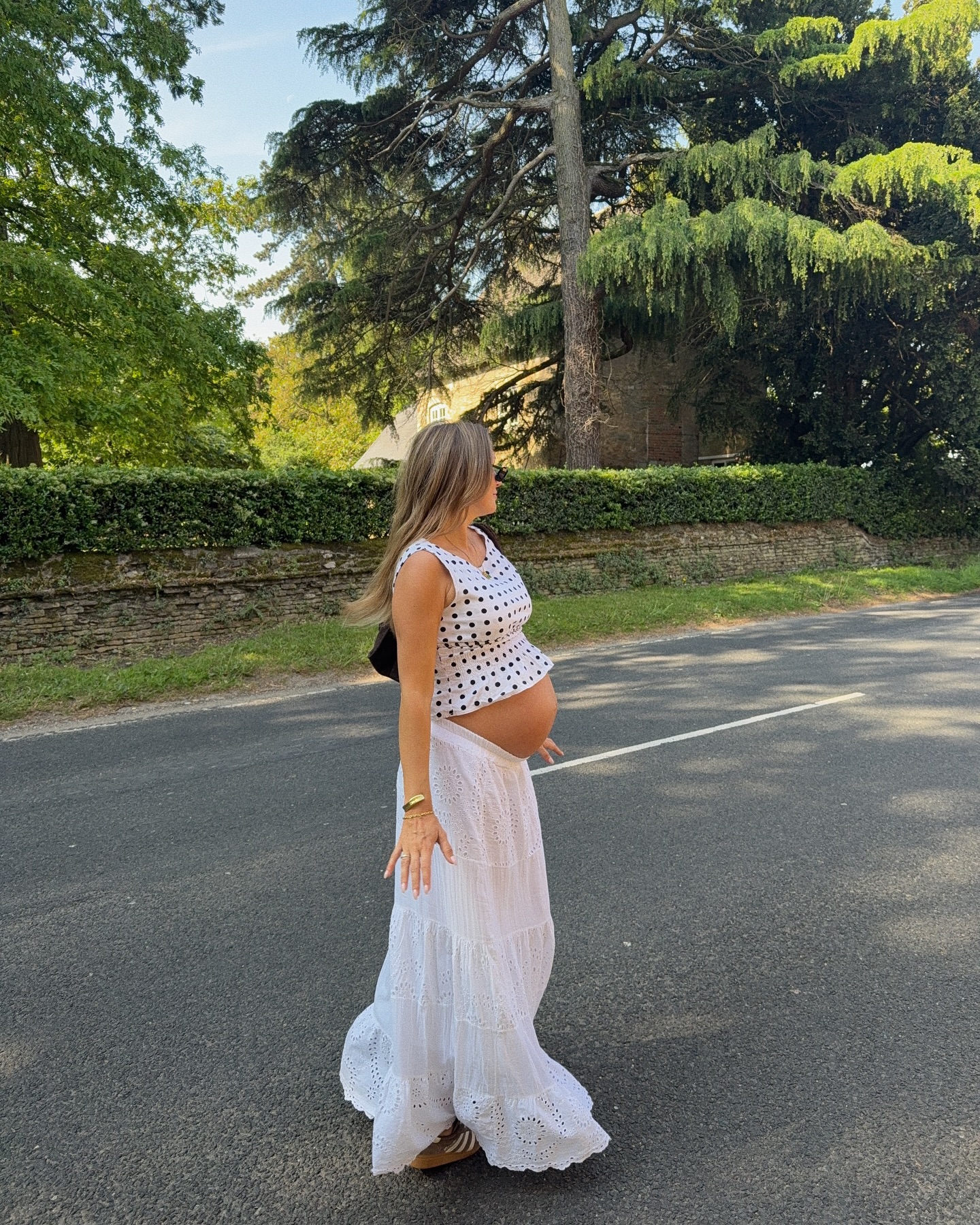 Nadja asymmetric lace skirt - White - 9