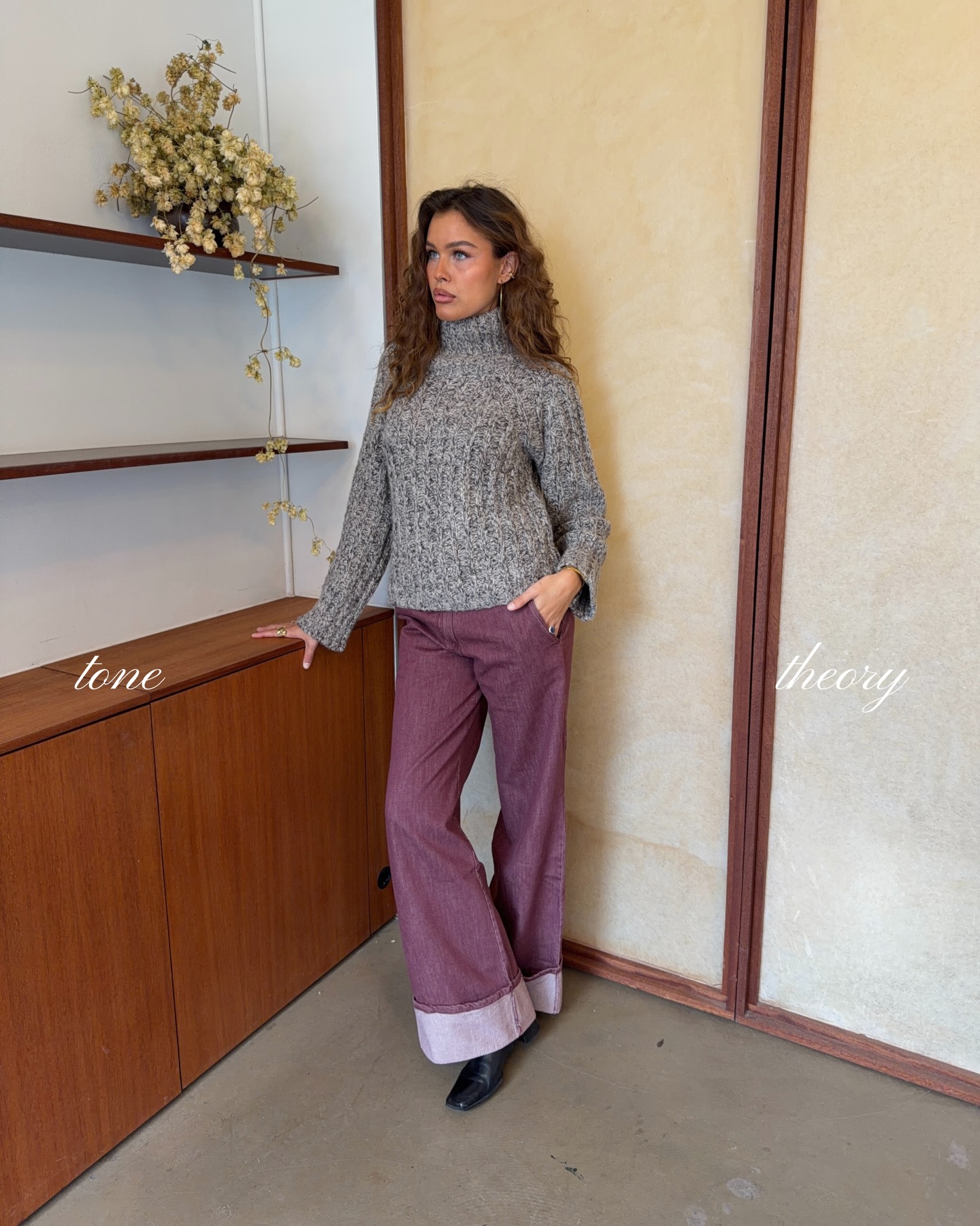 Lunuda knit sweater – Purple - 9