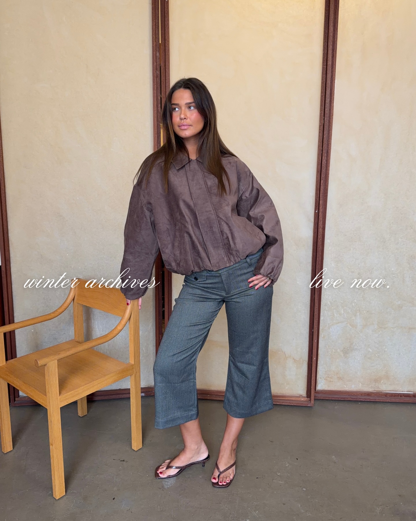 Janey suit pants with yellow pinstripes - Grey - 11