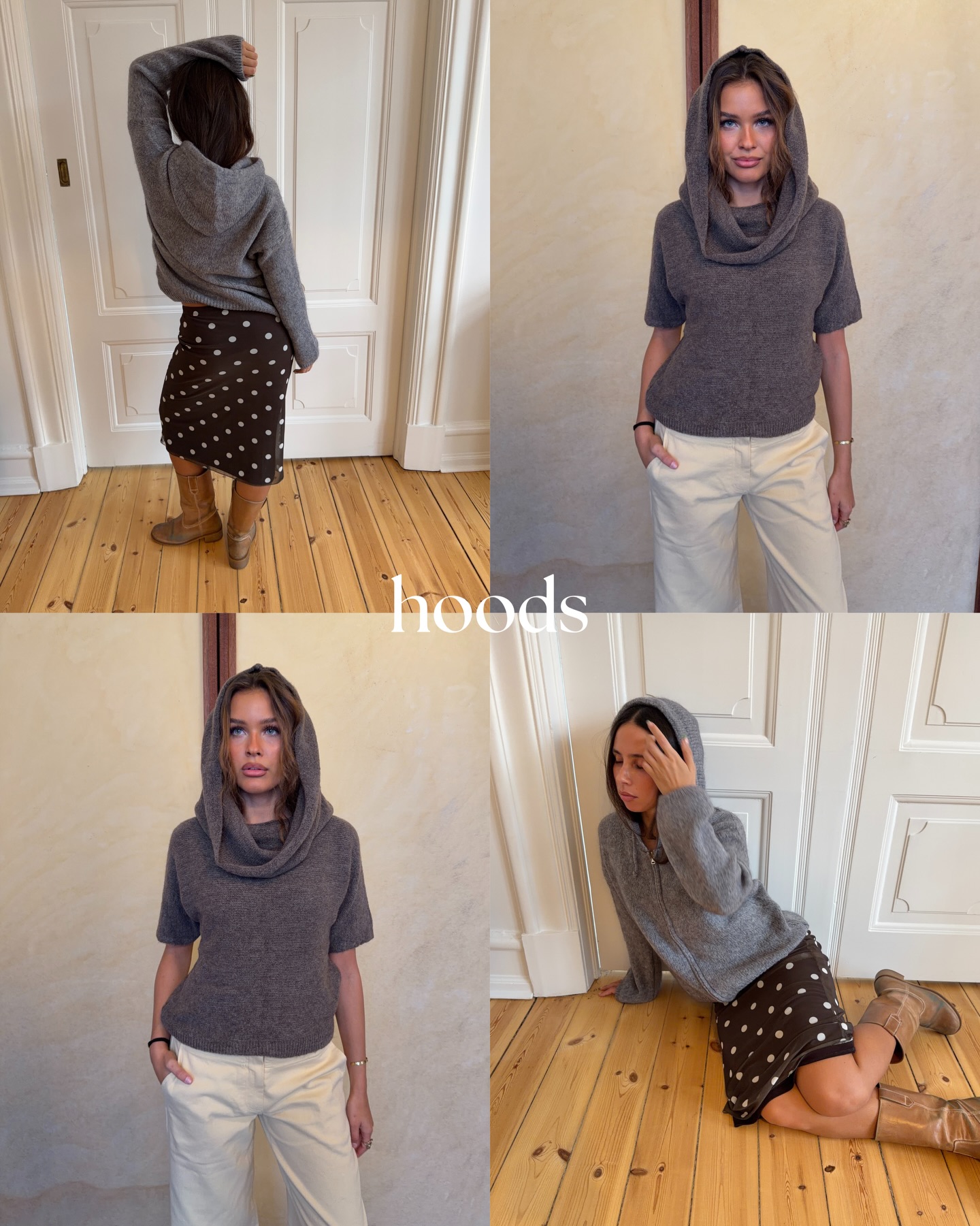 Pluto cardigan with zipper - Grey - 8