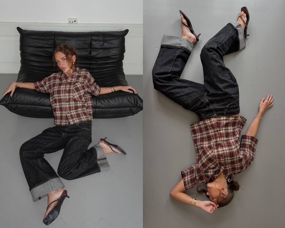 Rydera flannel shirt - Red/Brown/white - 6