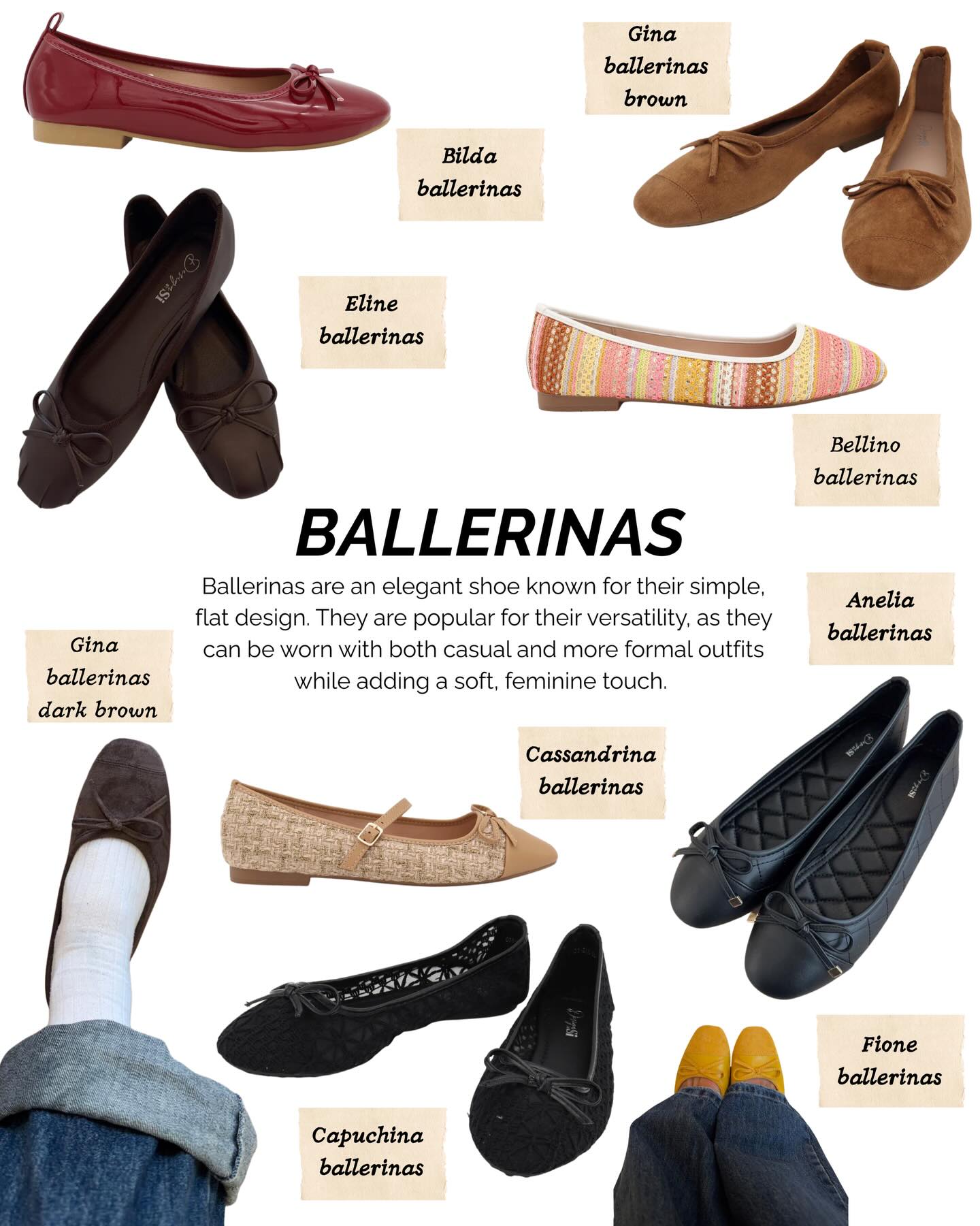 Fione suede ballerinas – Khaki - 6