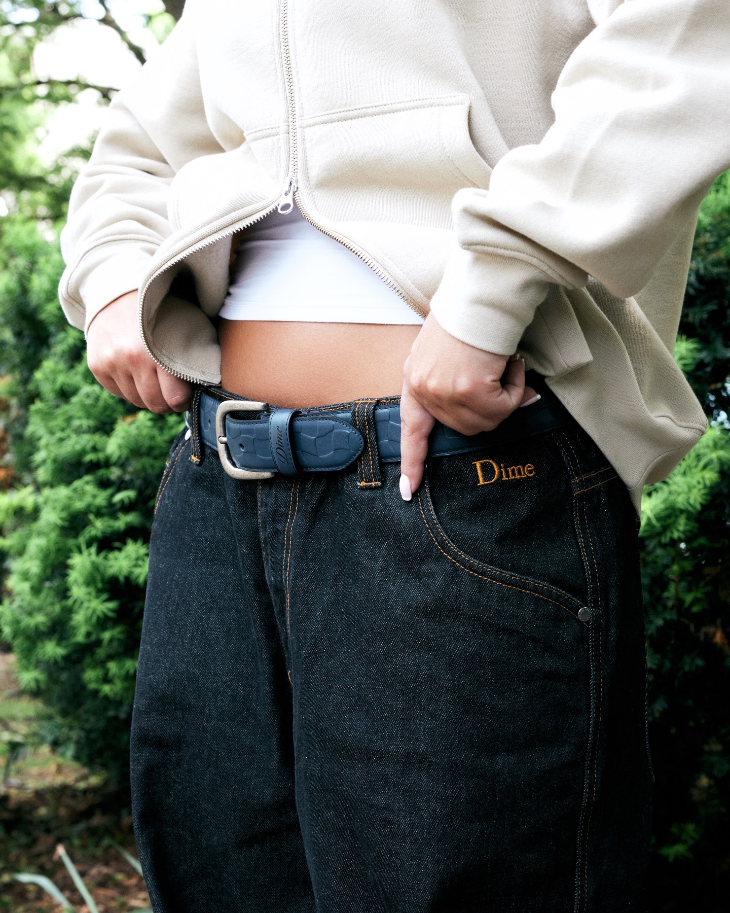 Cropped Zip Hoodie - 6