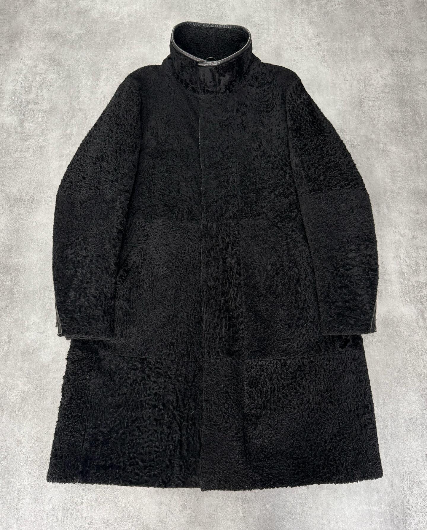AW2013 Emporio Armani Dark Toggle Multi Zip Closure Coat - 9