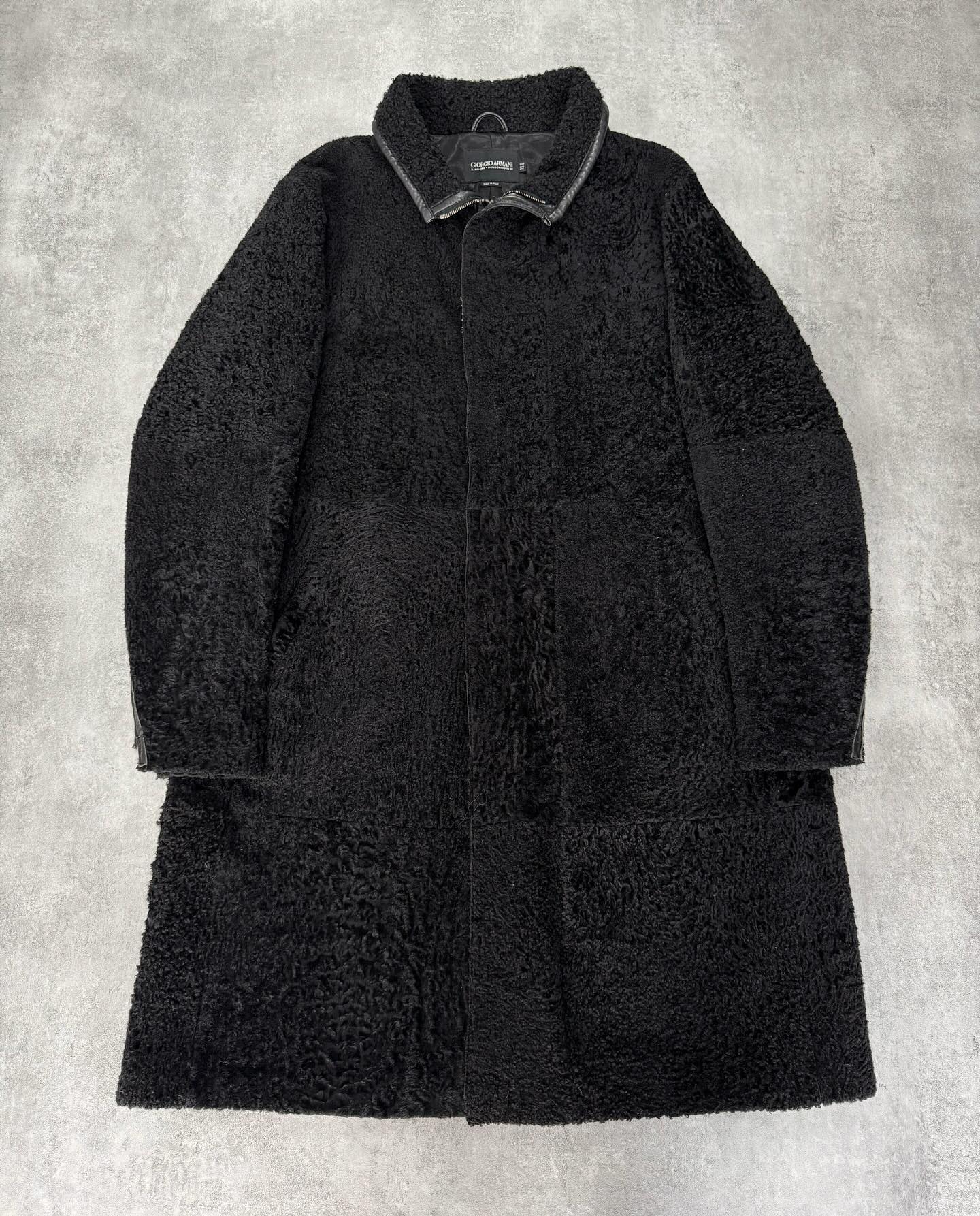 AW2013 Emporio Armani Dark Toggle Multi Zip Closure Coat - 6