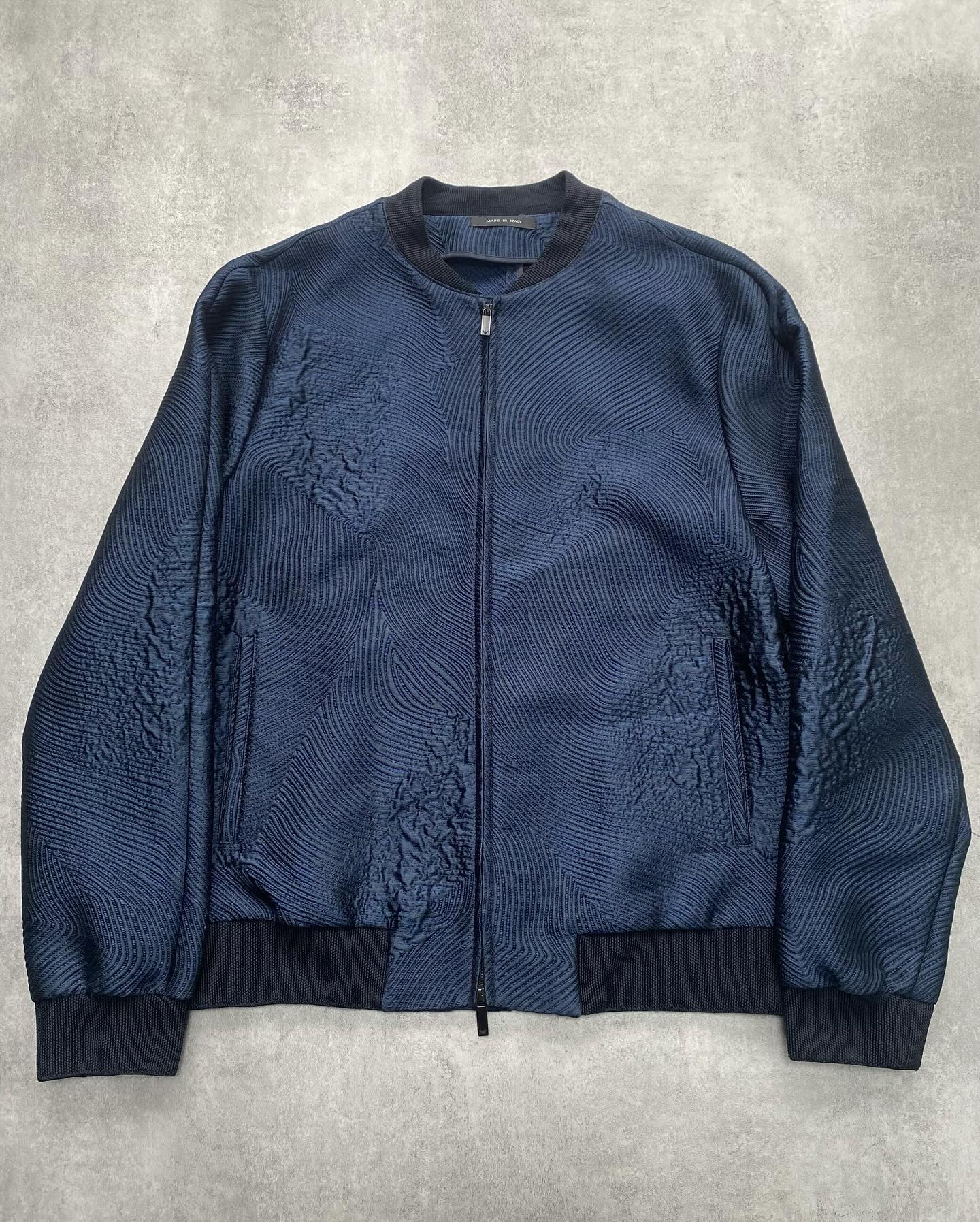 2000s Prada Black Minimalist Hybrid Zip-up Sweater - 9