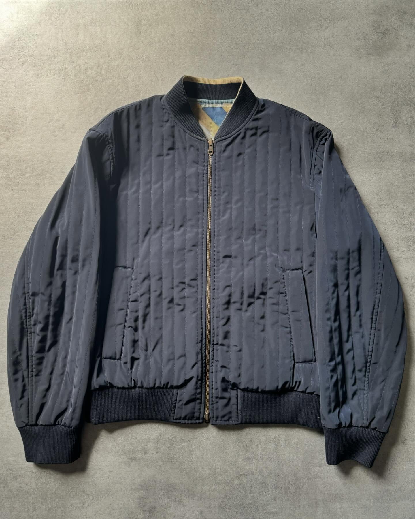 2000s Prada Black Minimalist Hybrid Zip-up Sweater - 10