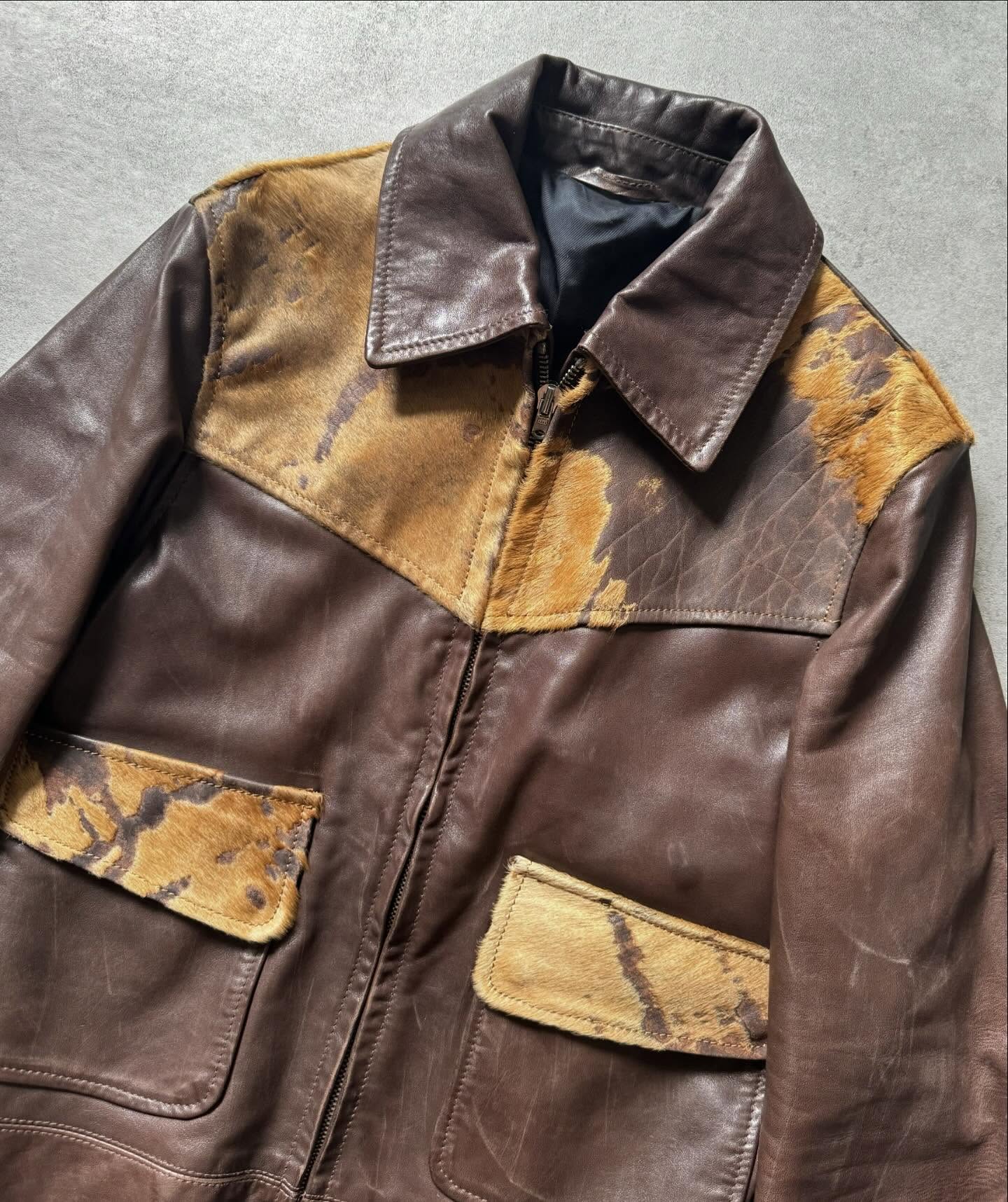 2000s Alexander McQueen Brown Multi-Pocket Suede Leather Jacket - 8