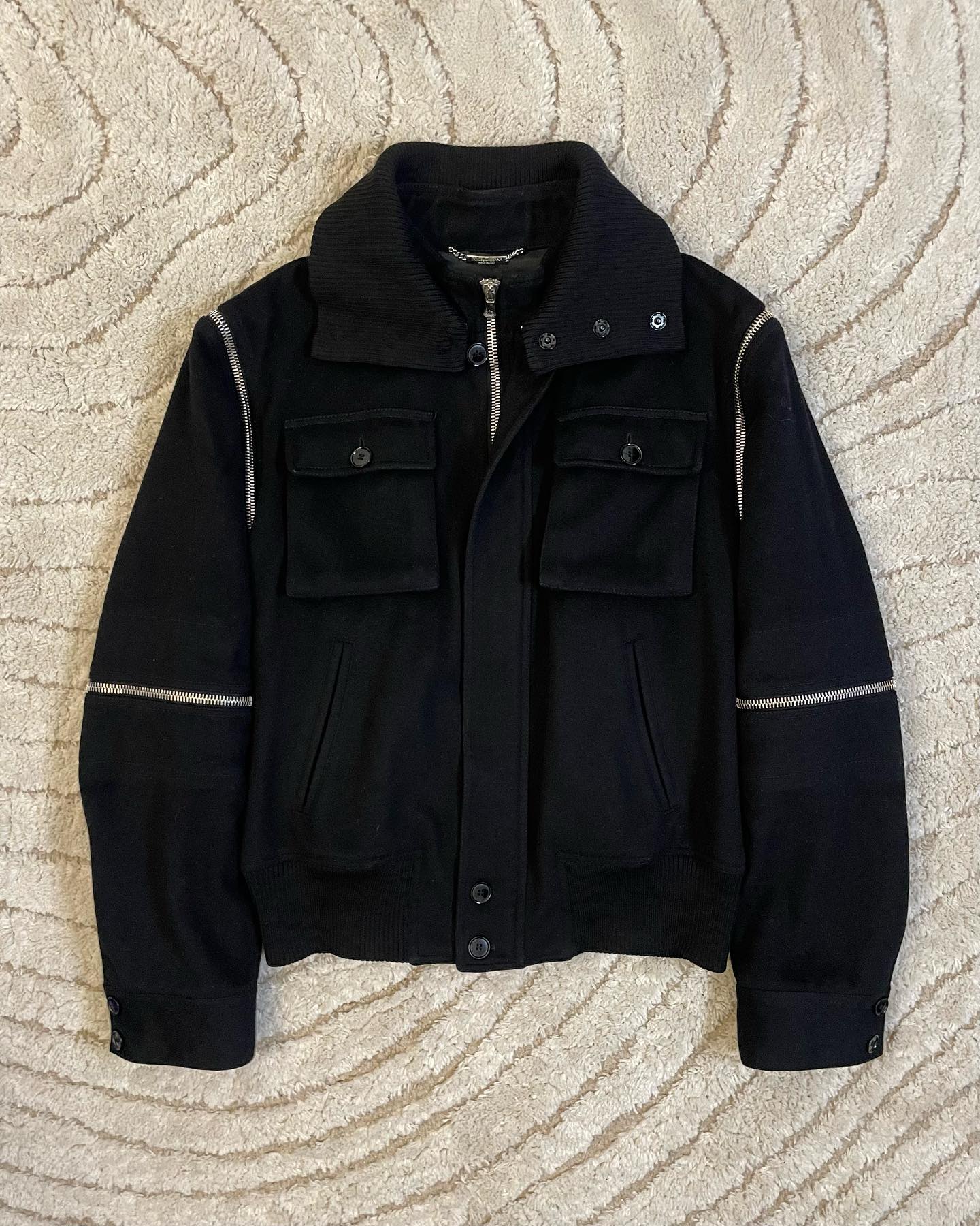 2000s Dolce & Gabbana Lamb Leather Jacket - 9