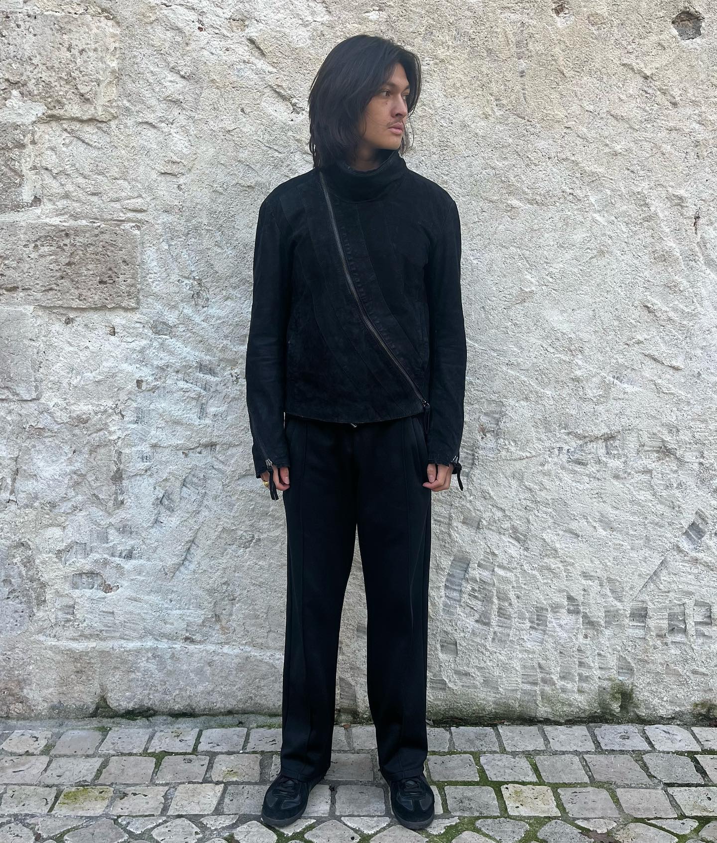 Dries Van Noten Black Minimal Straight Wide-Leg Sweatpants - 6