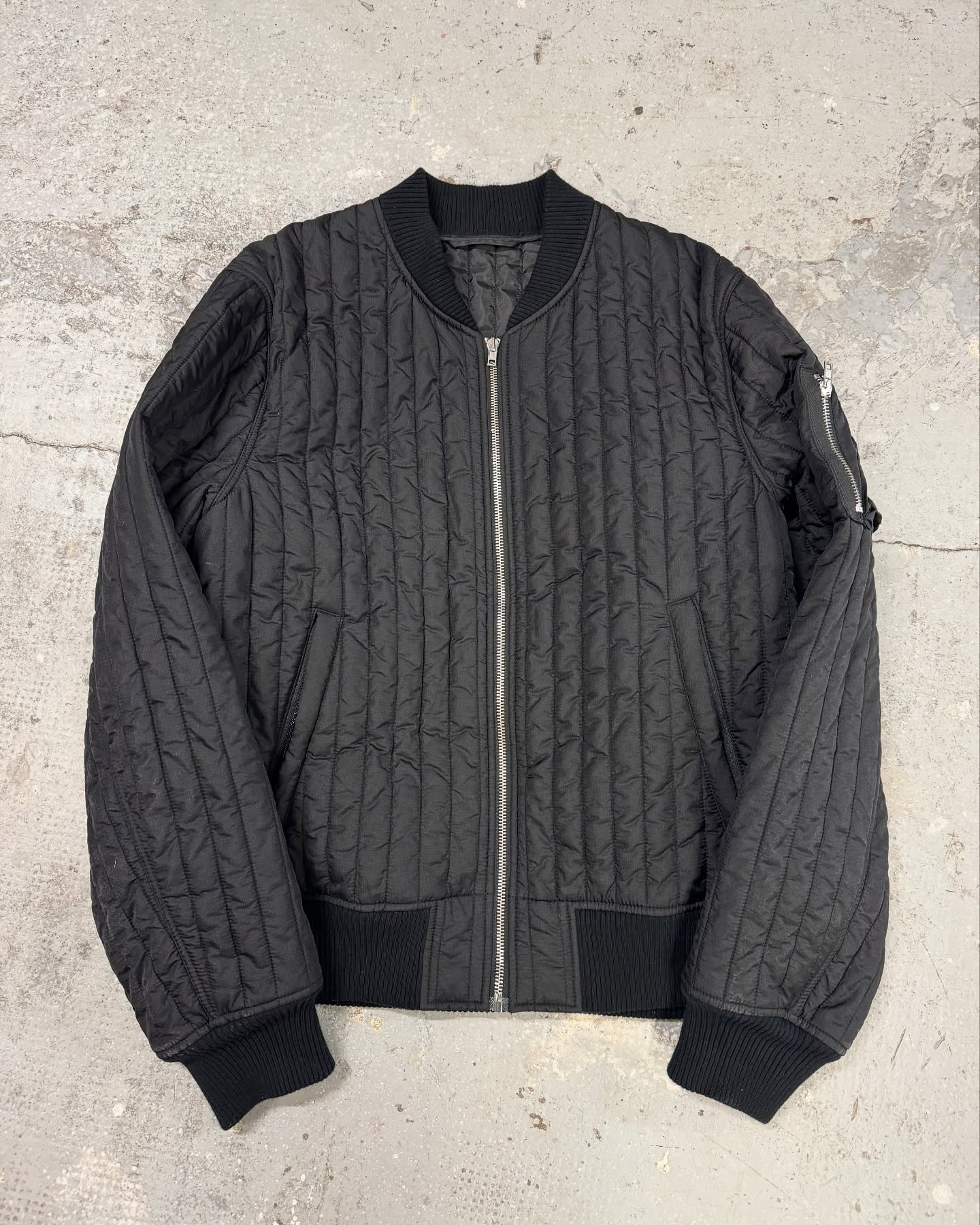 AW2008 Gucci Black Nylon Bomber Jacket - 9