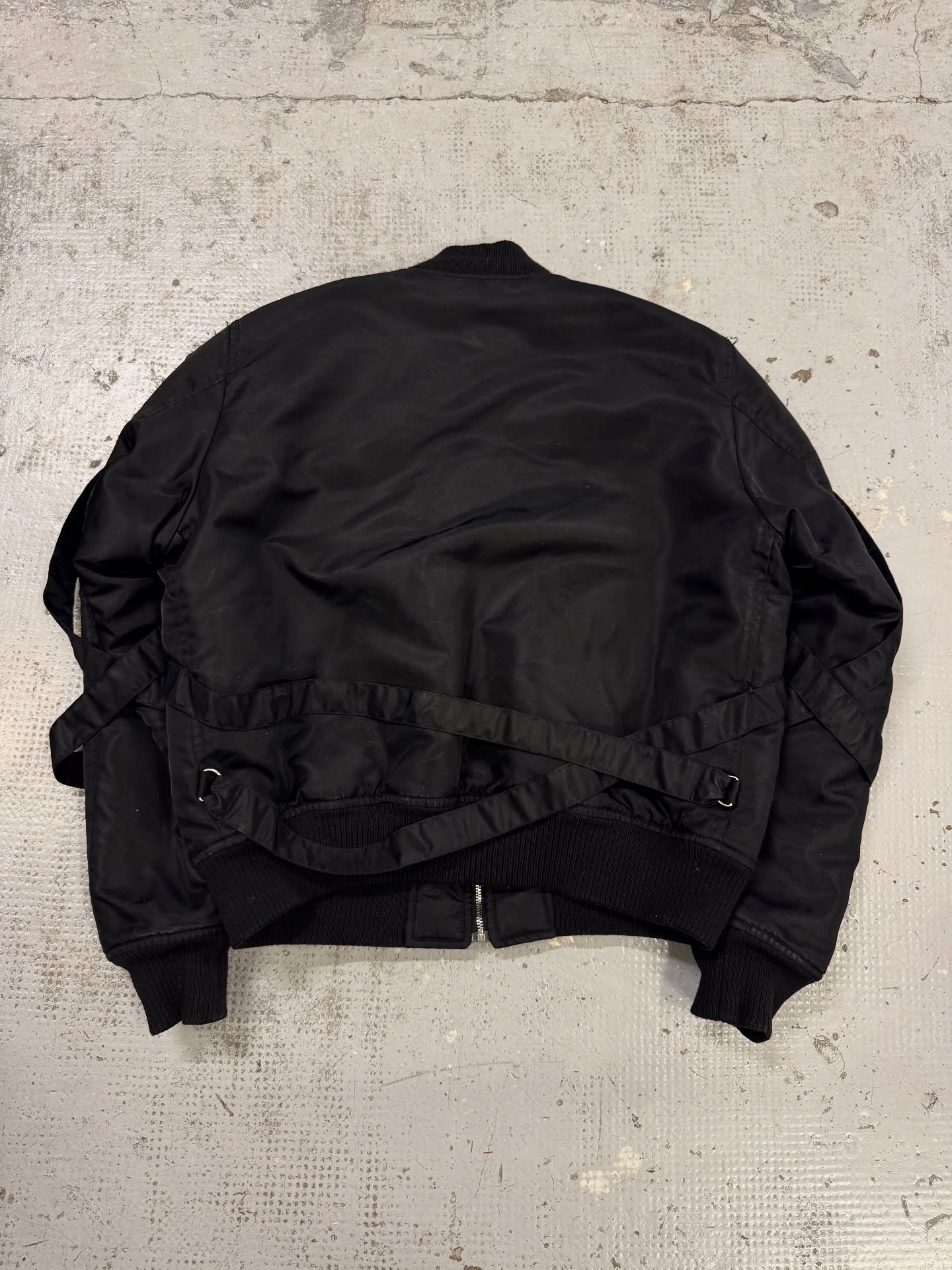 AW2008 Gucci Black Nylon Bomber Jacket - 7