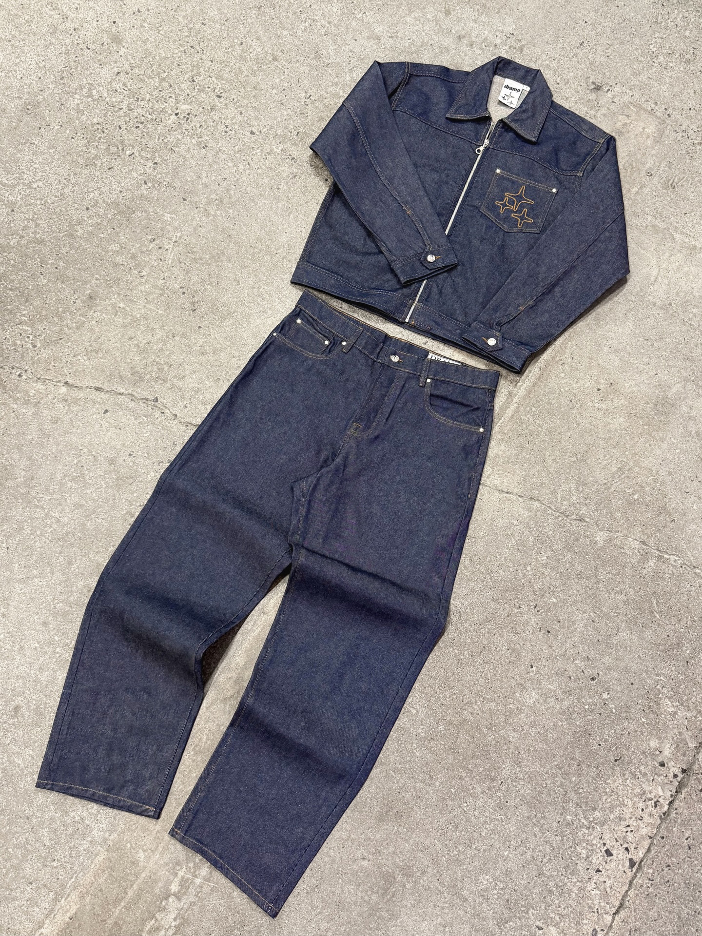REGULAR DEGULAR RAW INDIGO DENIM (REGULAR FIT) - 6
